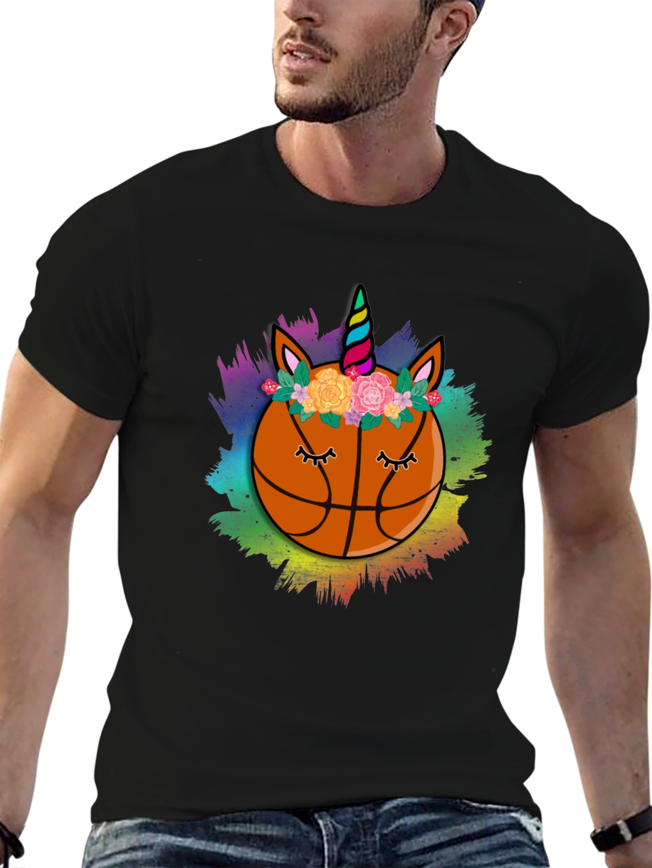 Unicorn Basketball Graphic Tee