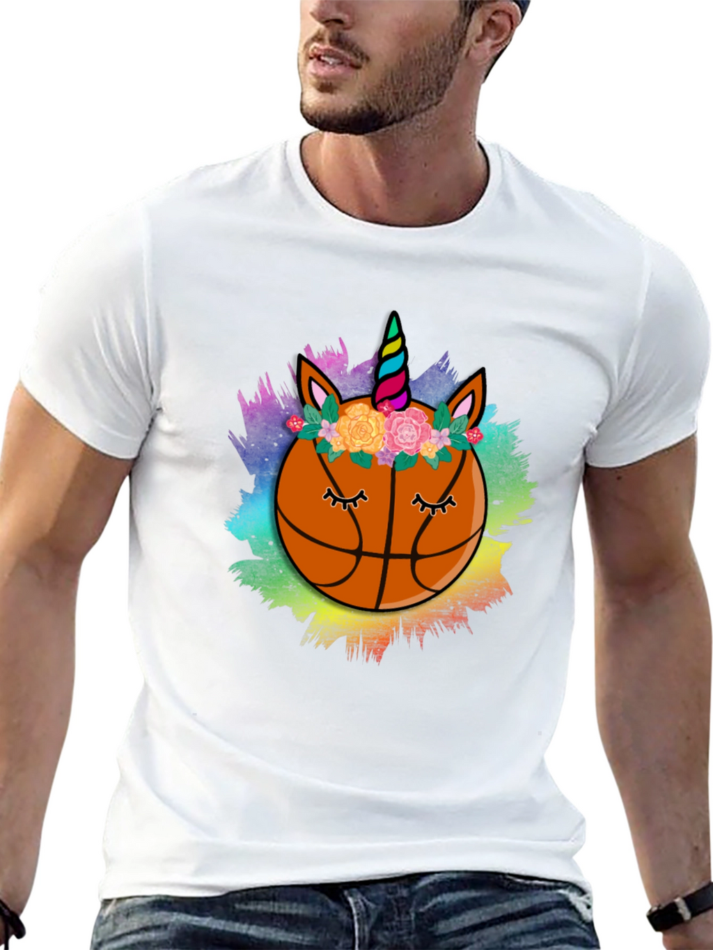 Unicorn Basketball Graphic Tee