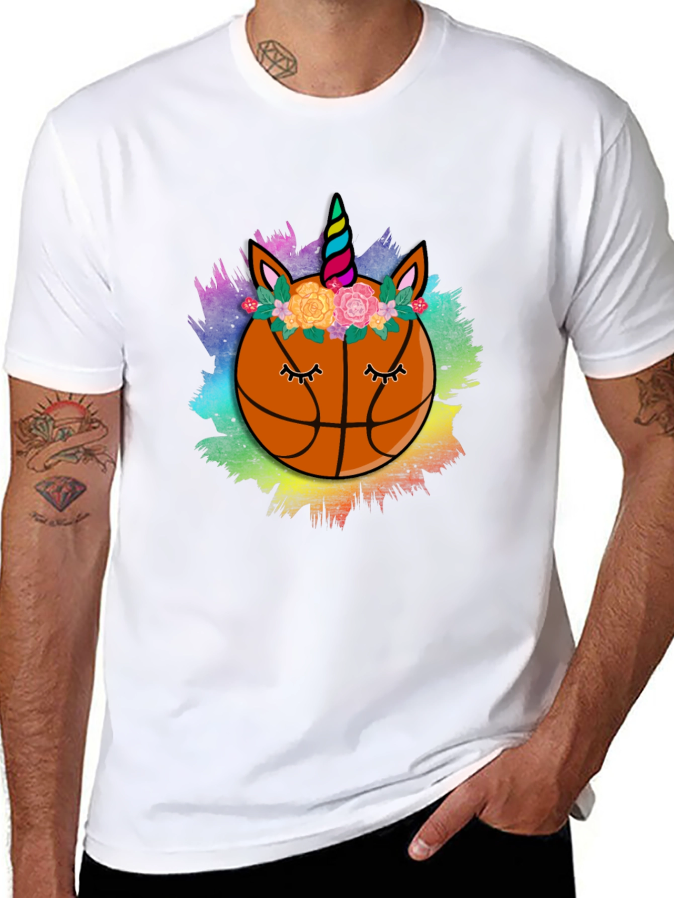 Unicorn Basketball Graphic Tee