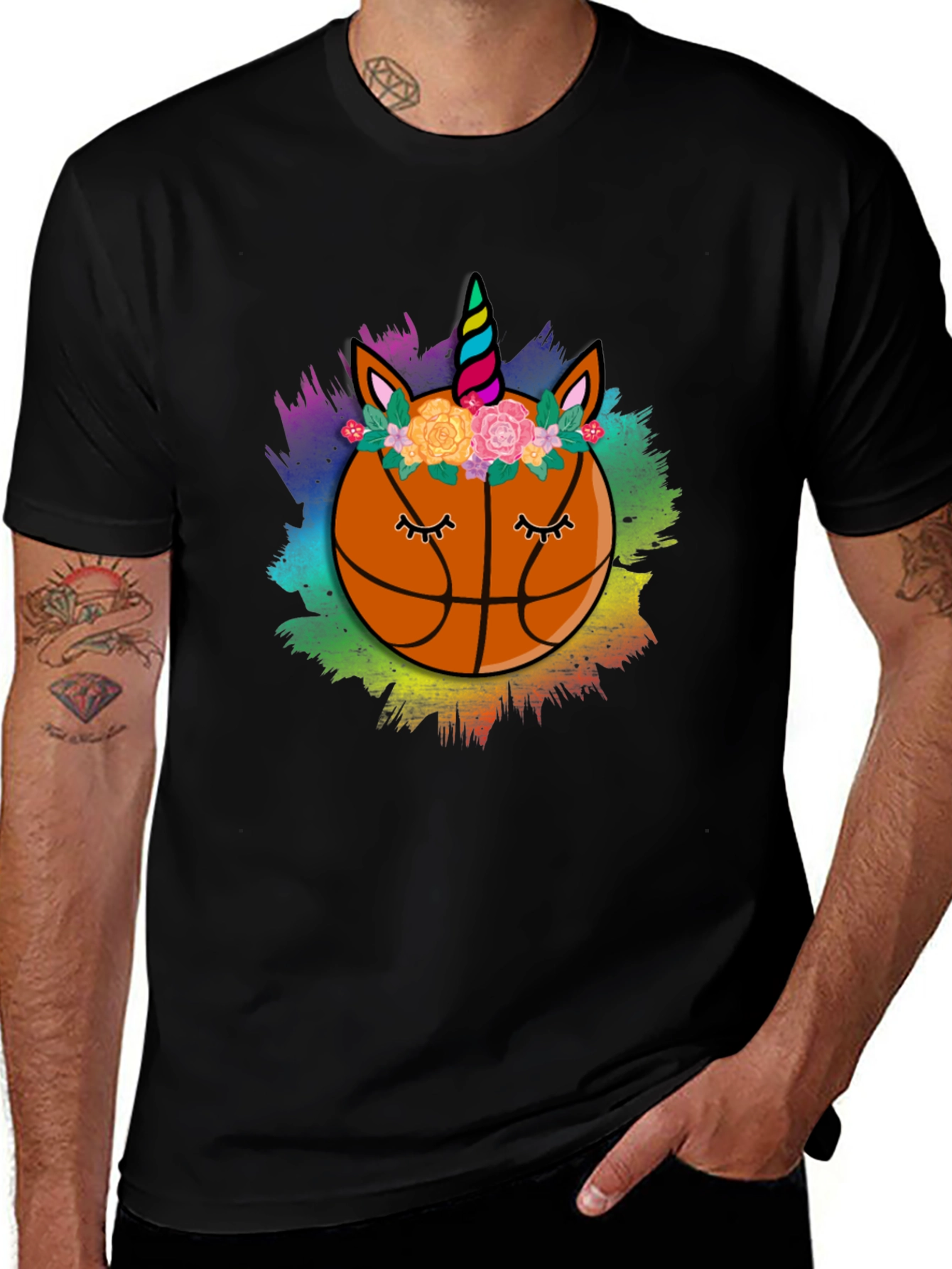Unicorn Basketball Graphic Tee