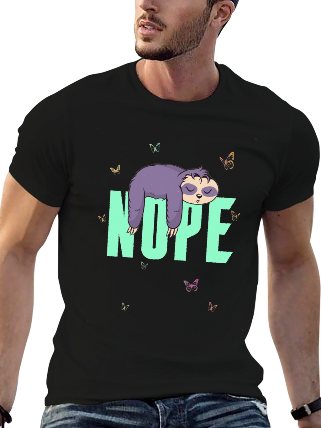 Nope Sloth T-Shirt - Lazy Days Tee