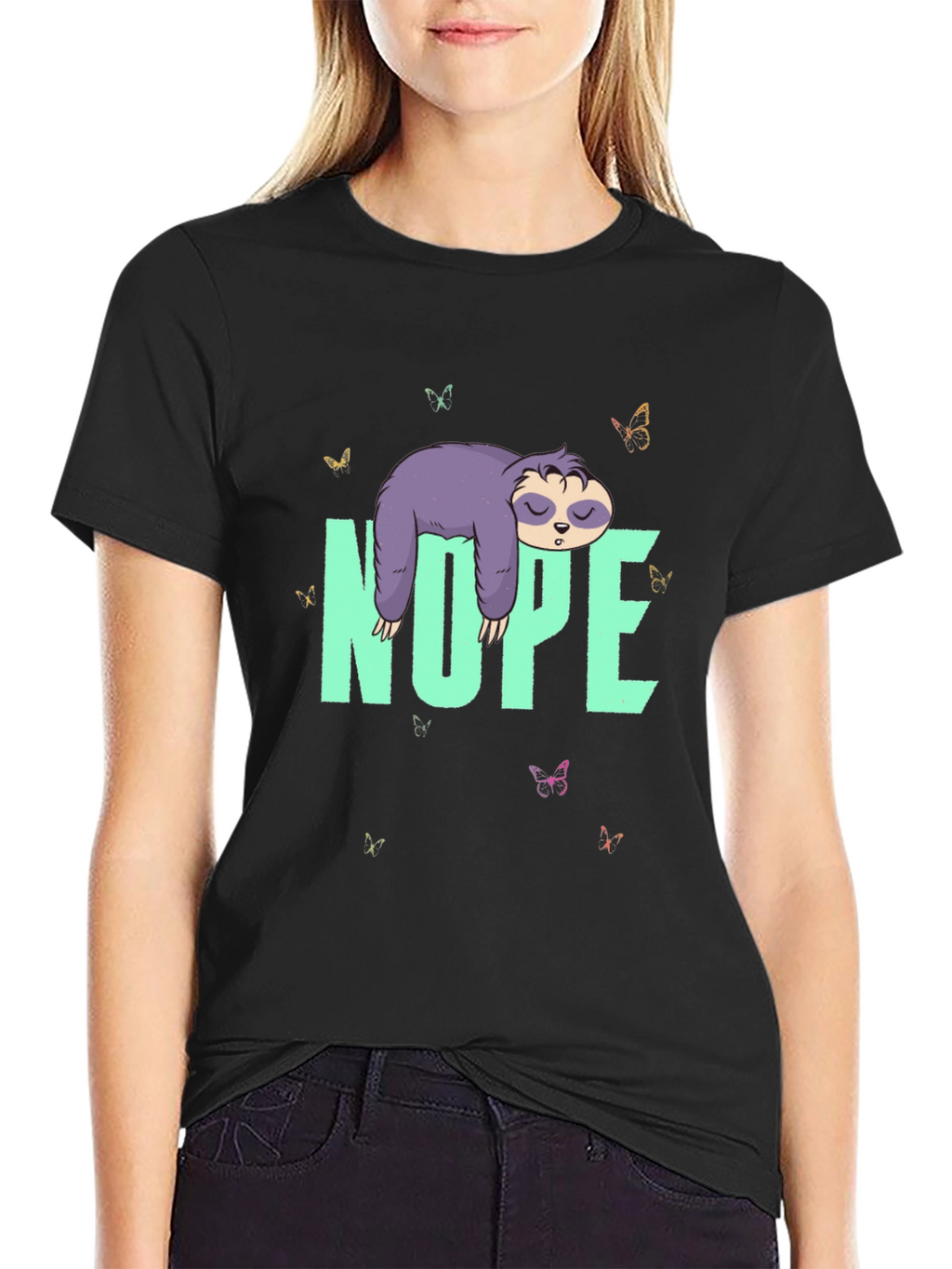 Nope Sloth T-Shirt - Lazy Days Tee