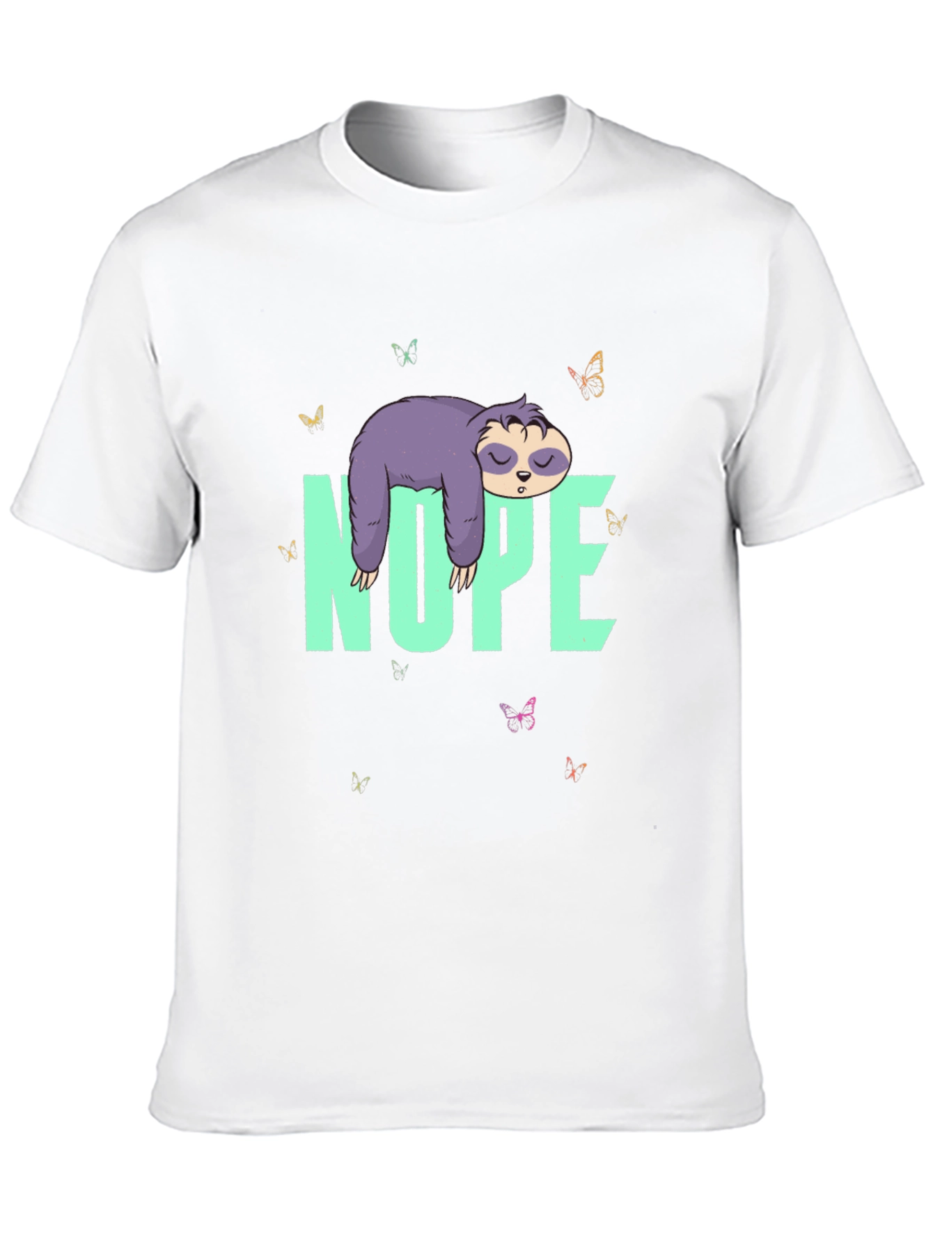 Nope Sloth T-Shirt - Lazy Days Tee
