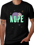 Nope Sloth T-Shirt - Lazy Days Tee