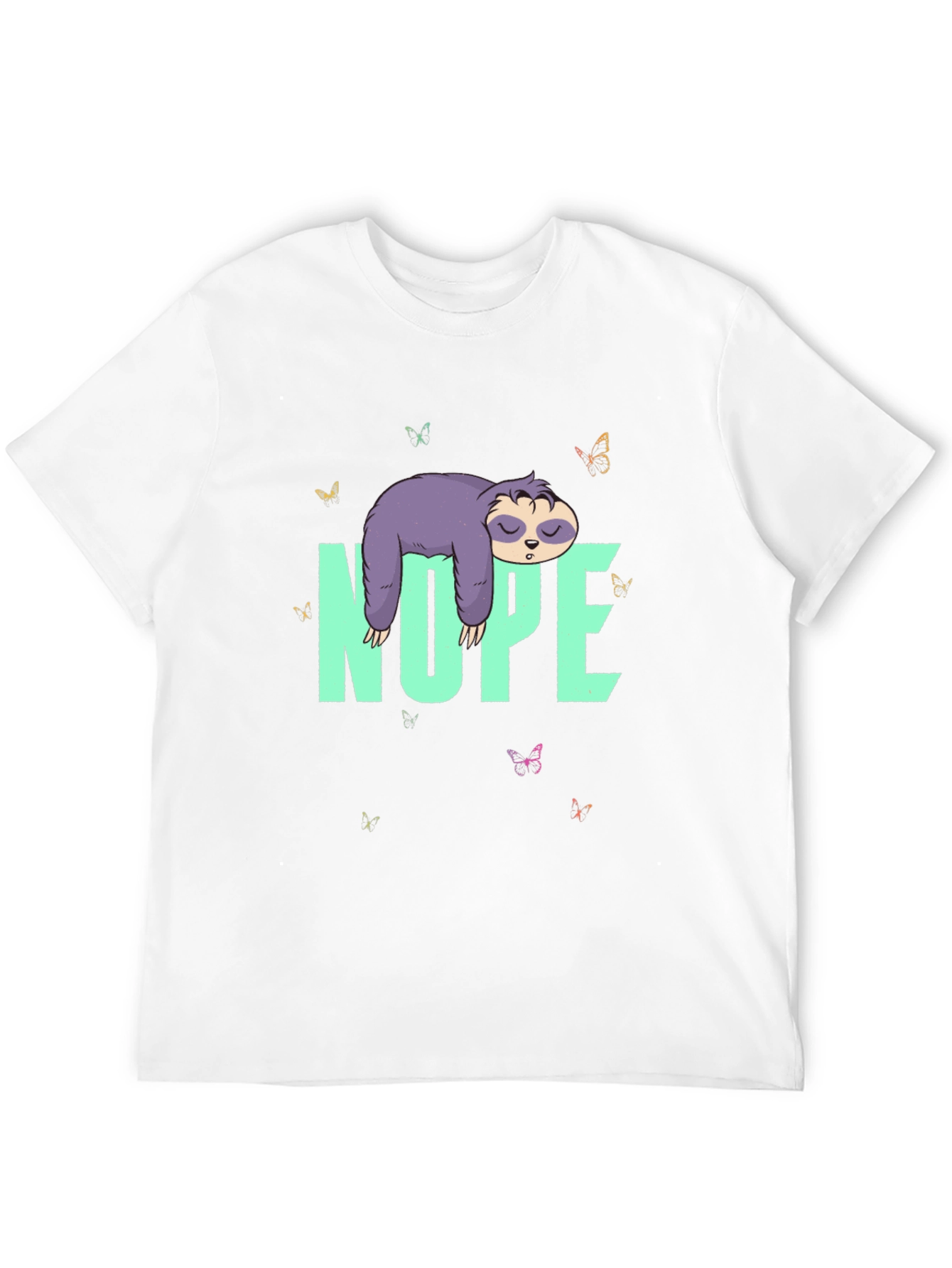 Nope Sloth T-Shirt - Lazy Days Tee