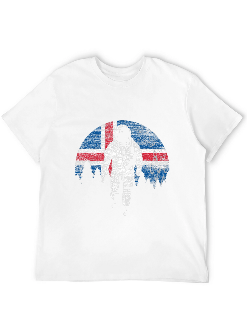 Icelandic Astronaut Graphic Tee - Black