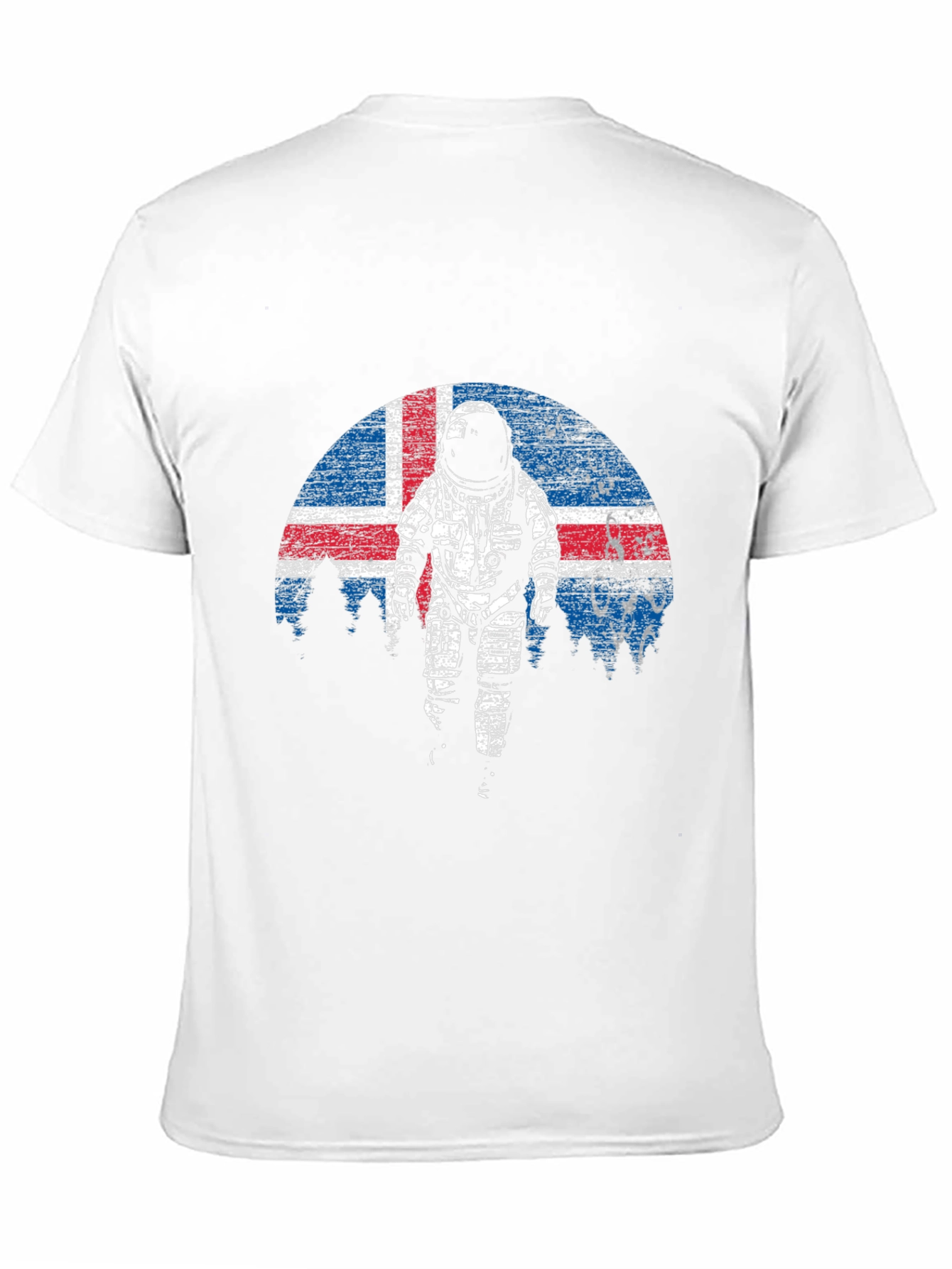 Icelandic Astronaut Graphic Tee - Black