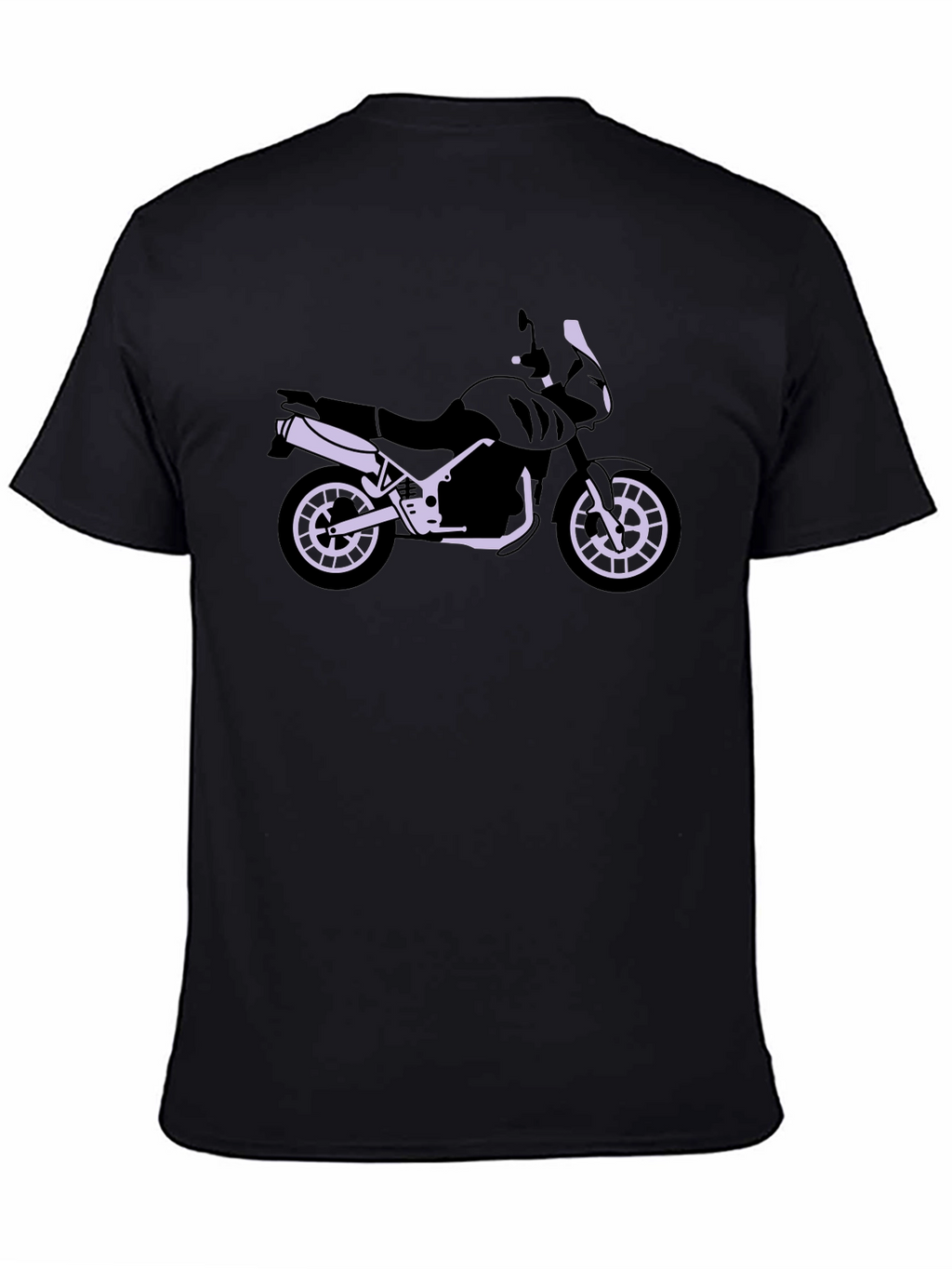Motorcycle Graphic Tee - Black