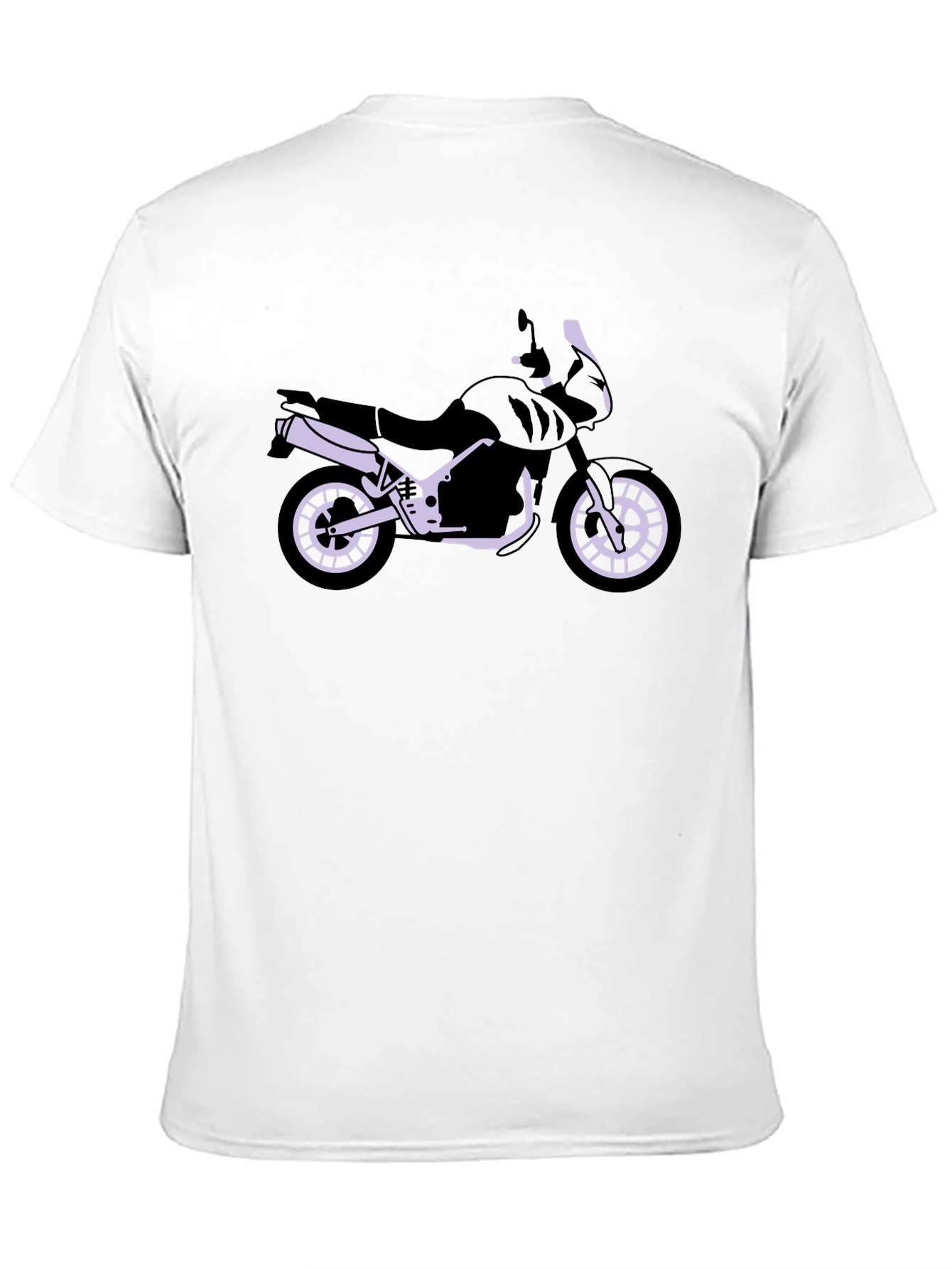 Motorcycle Graphic Tee - Black