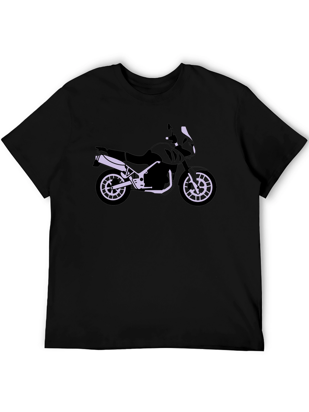 Motorcycle Graphic Tee - Black