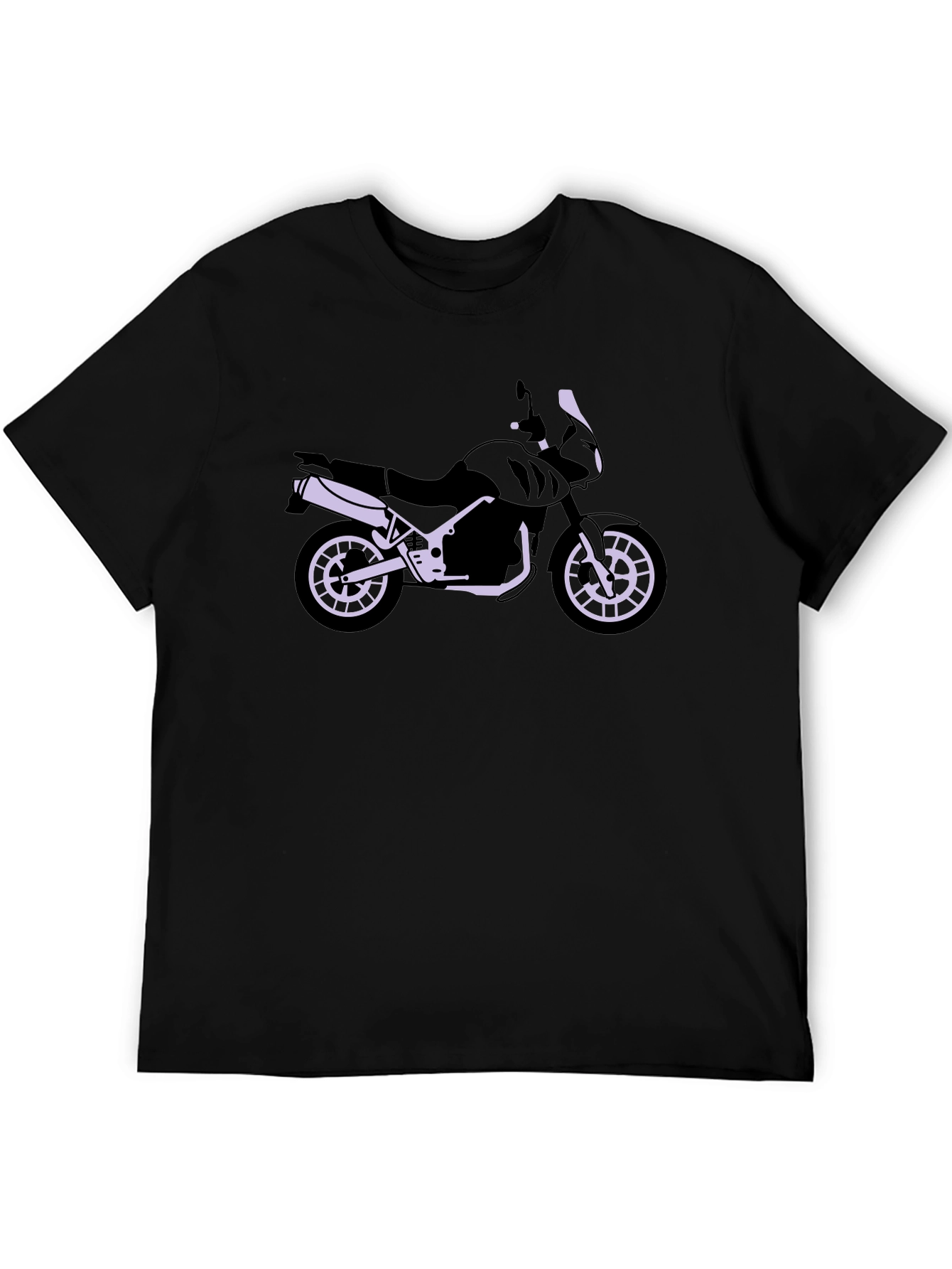 Motorcycle Graphic Tee - Black