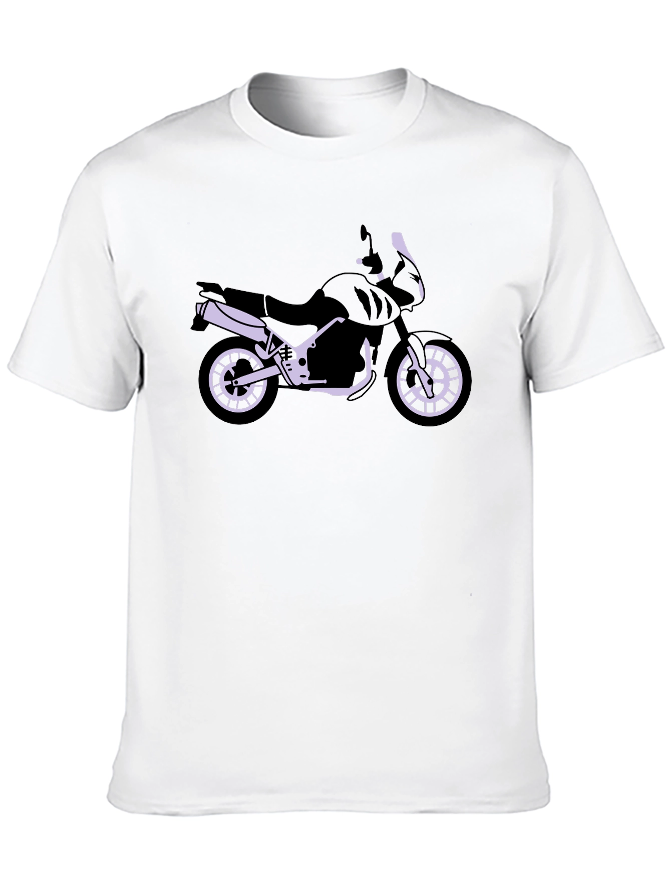 Motorcycle Graphic Tee - Black