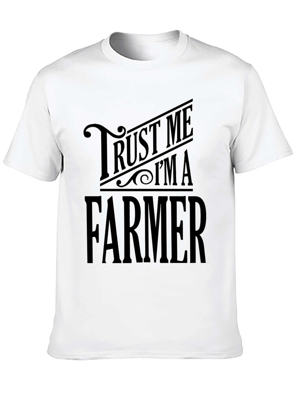 Trust Me Im A Farmer T-Shirt Black