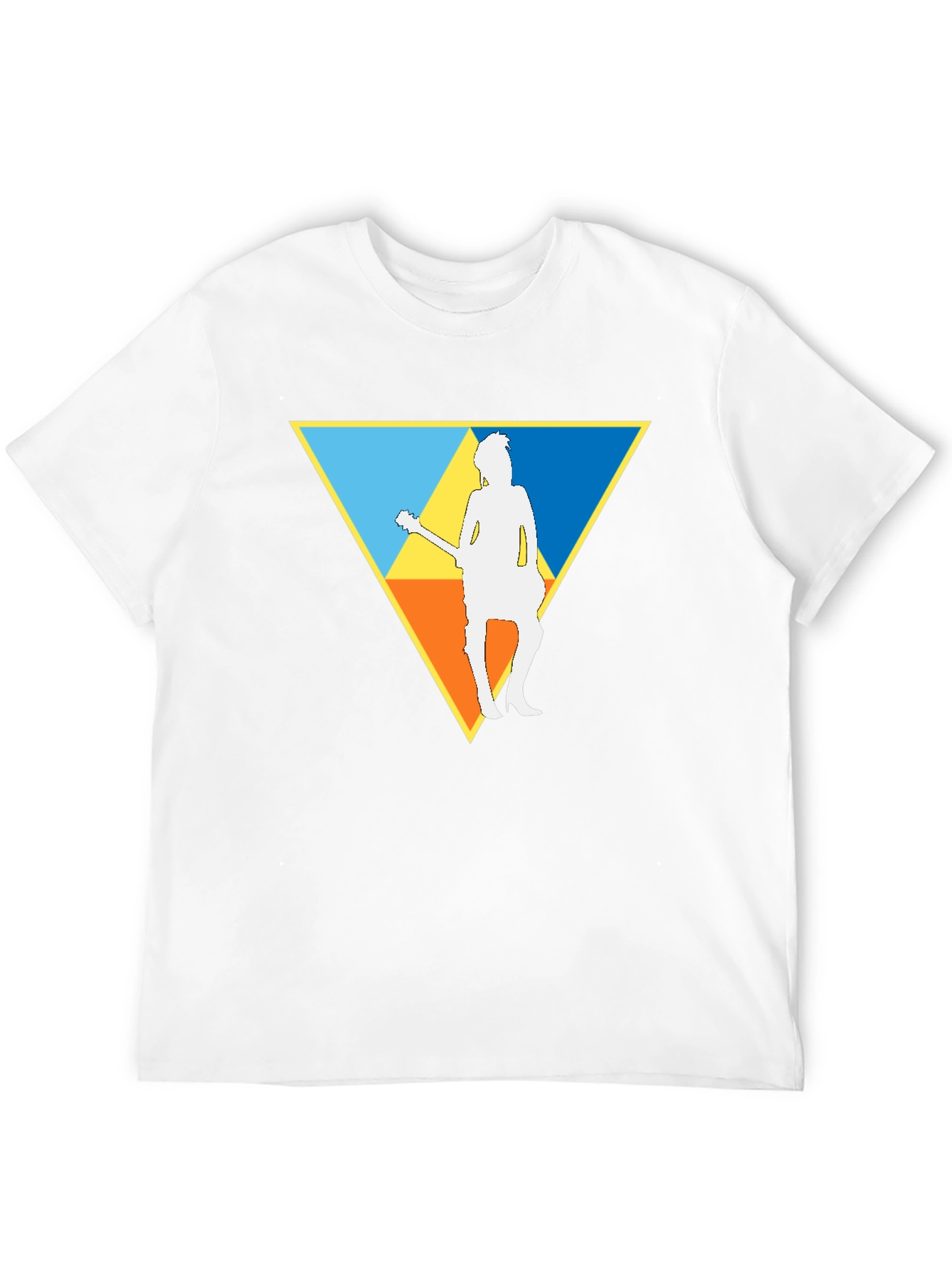 Guitar Player Triforce T-Shirt - Black