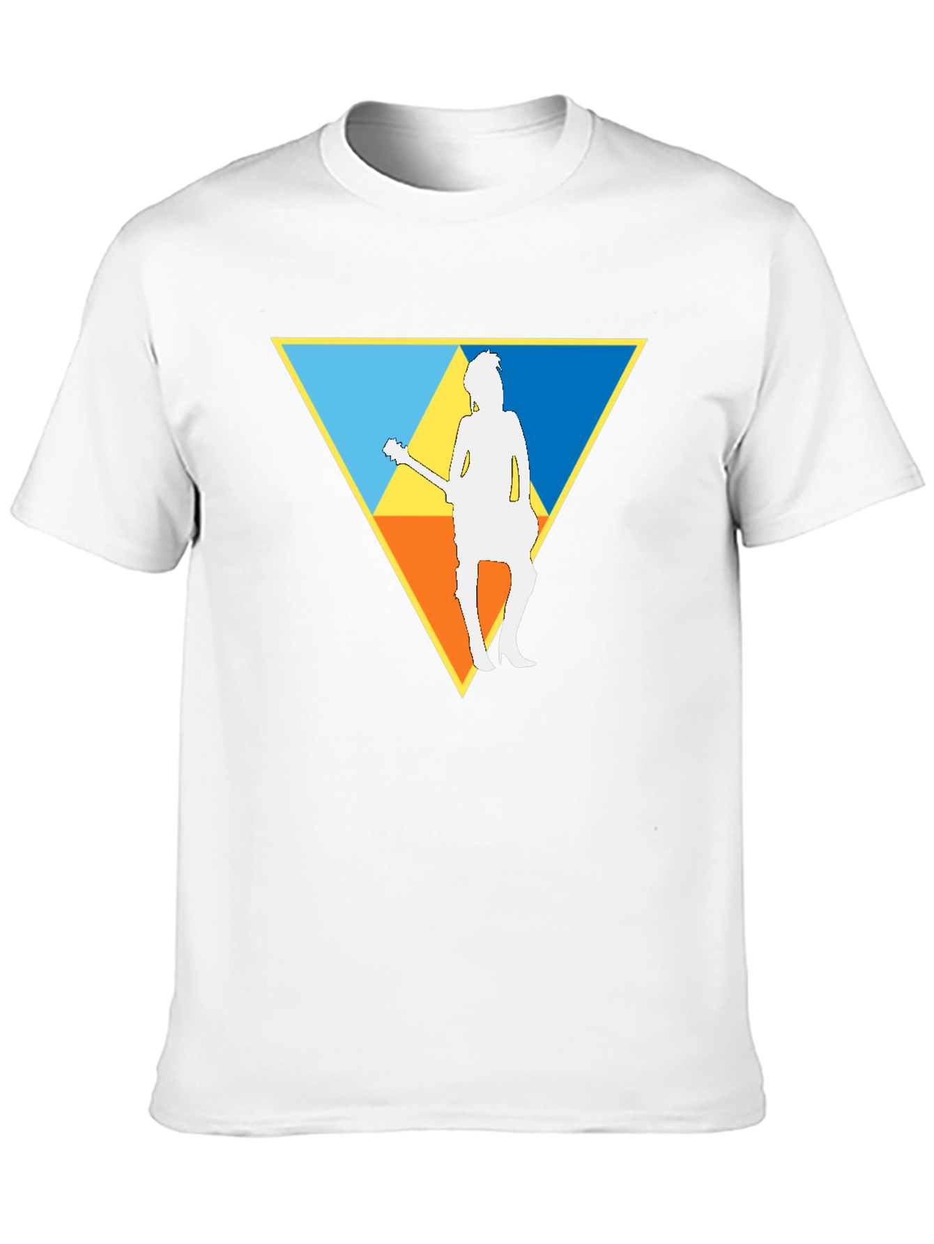 Guitar Player Triforce T-Shirt - Black