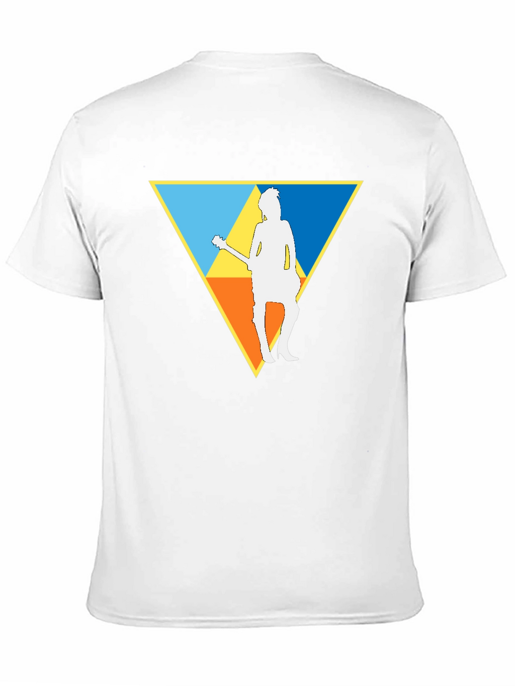 Guitar Player Triforce T-Shirt - Black