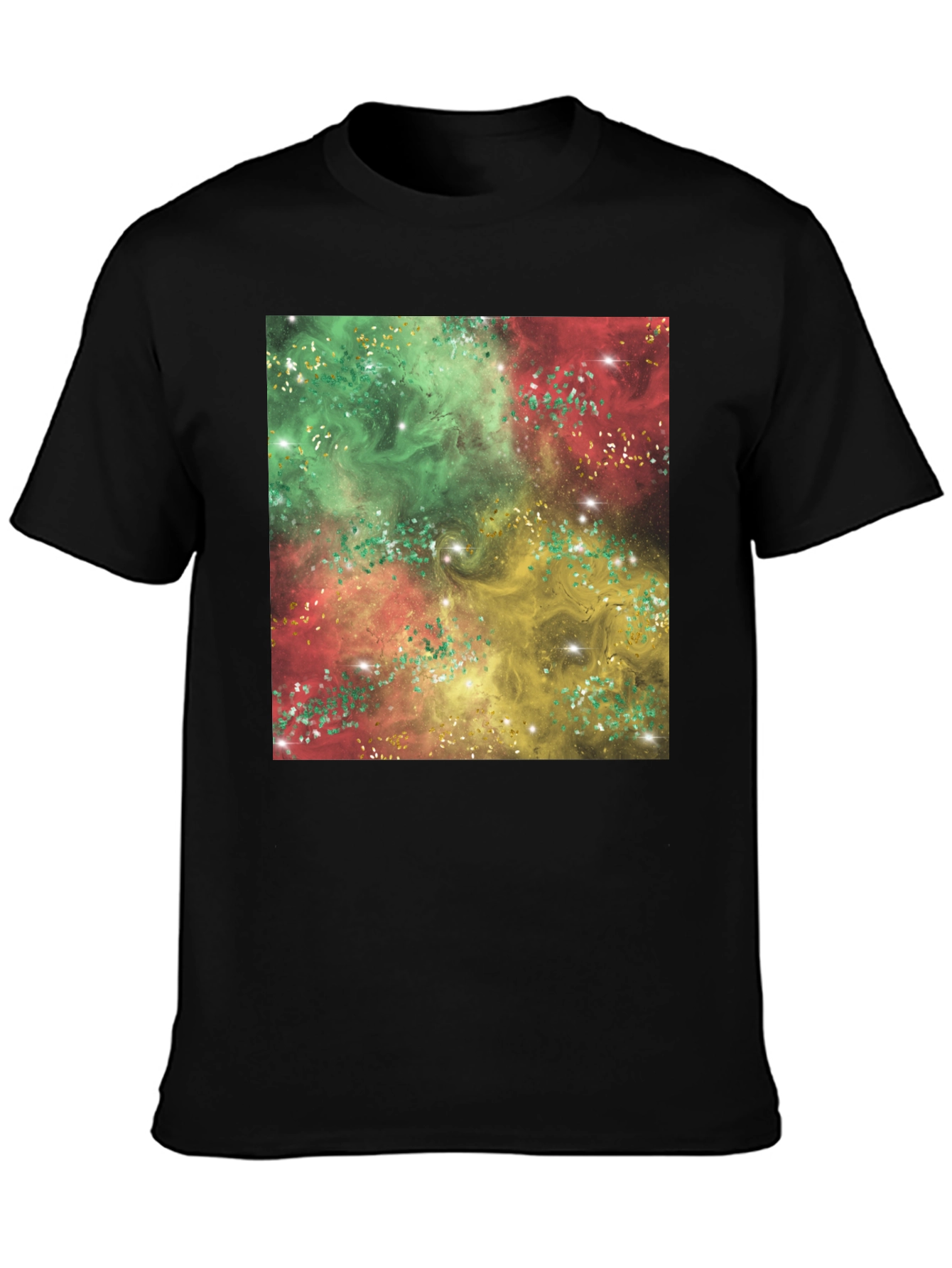 Galaxy Swirl T-Shirt - Vivid Abstract Design
