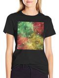 Galaxy Swirl T-Shirt - Vivid Abstract Design