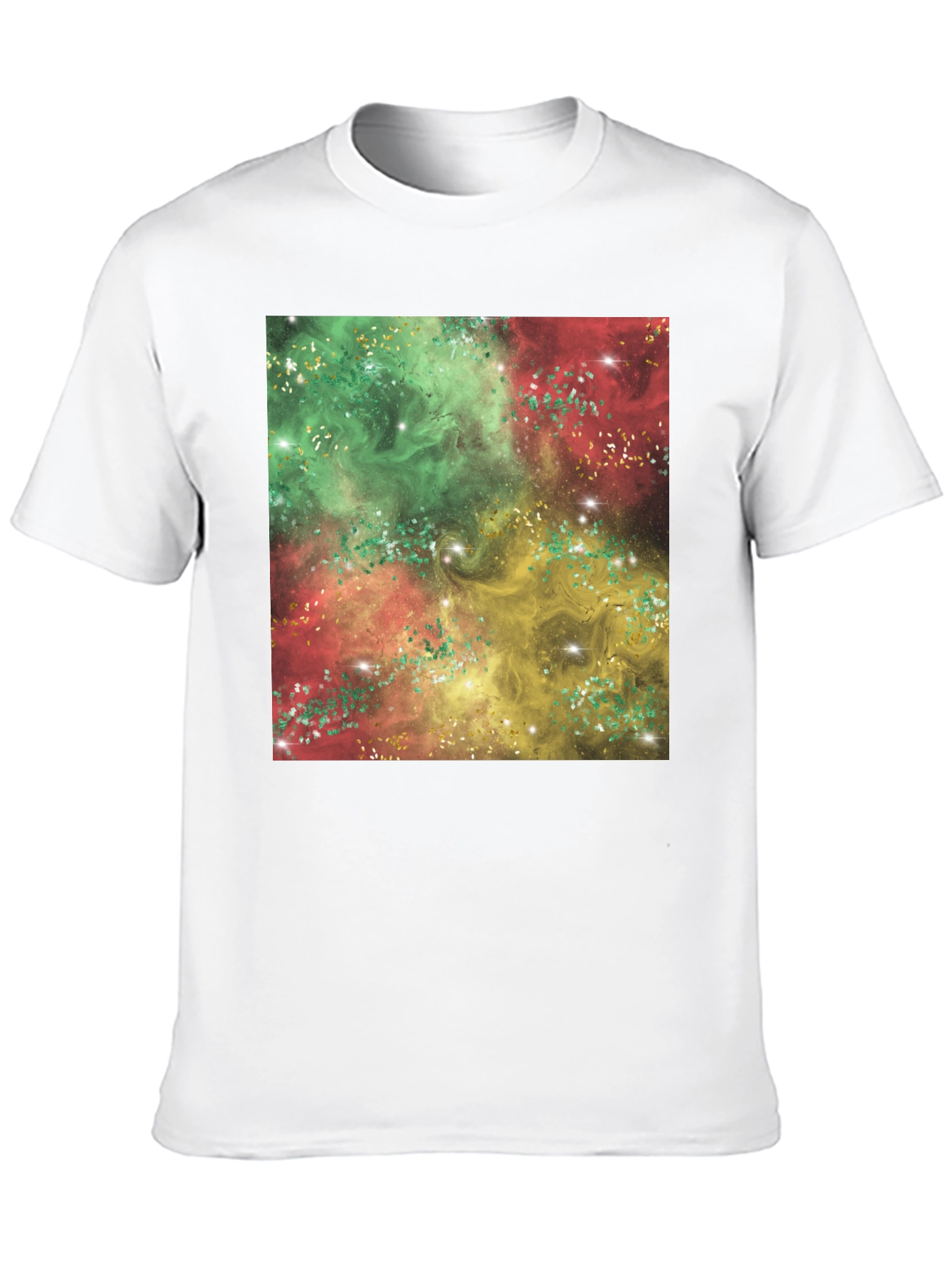 Galaxy Swirl T-Shirt - Vivid Abstract Design