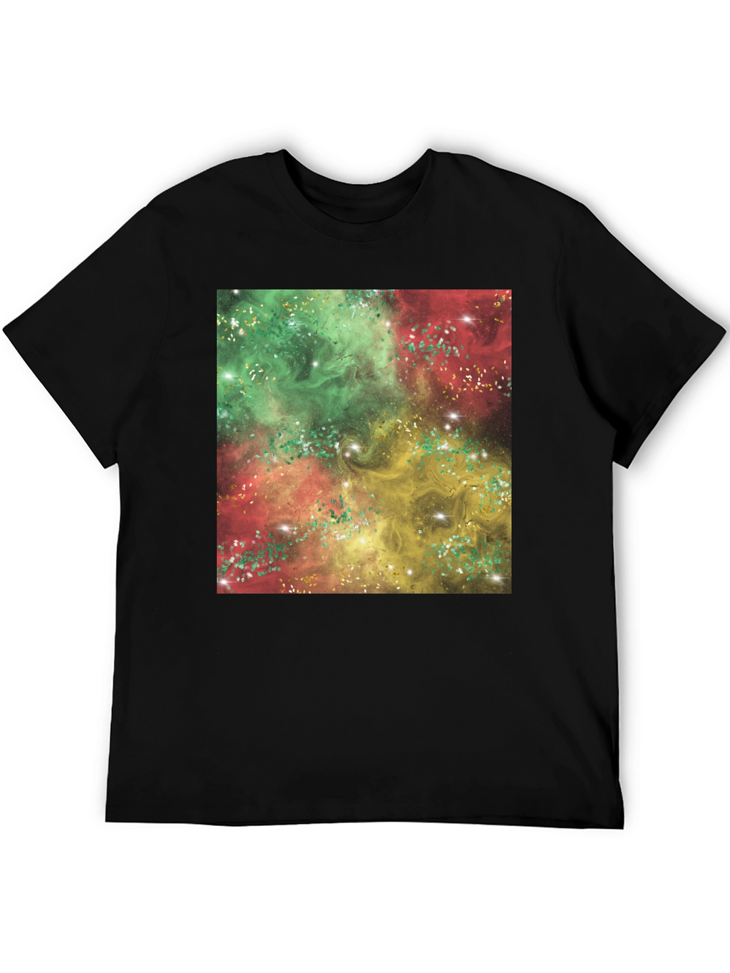 Galaxy Swirl T-Shirt - Vivid Abstract Design