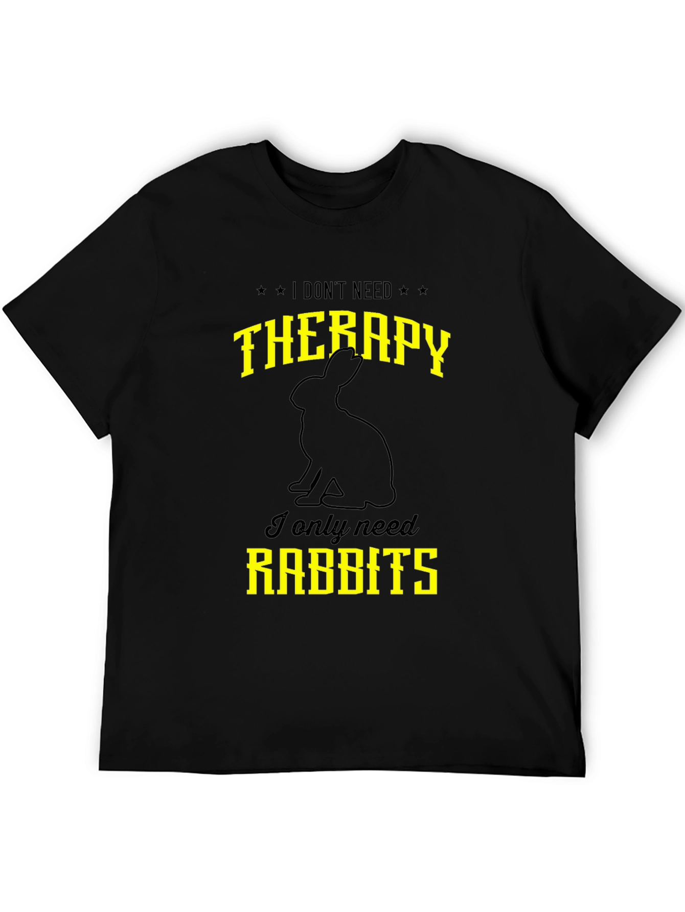 Funny Rabbit T-Shirt: I Dont Need Therapy