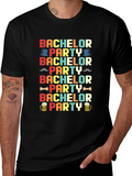 Bachelor Party Graphic T-Shirt - Fun Celebration Tee