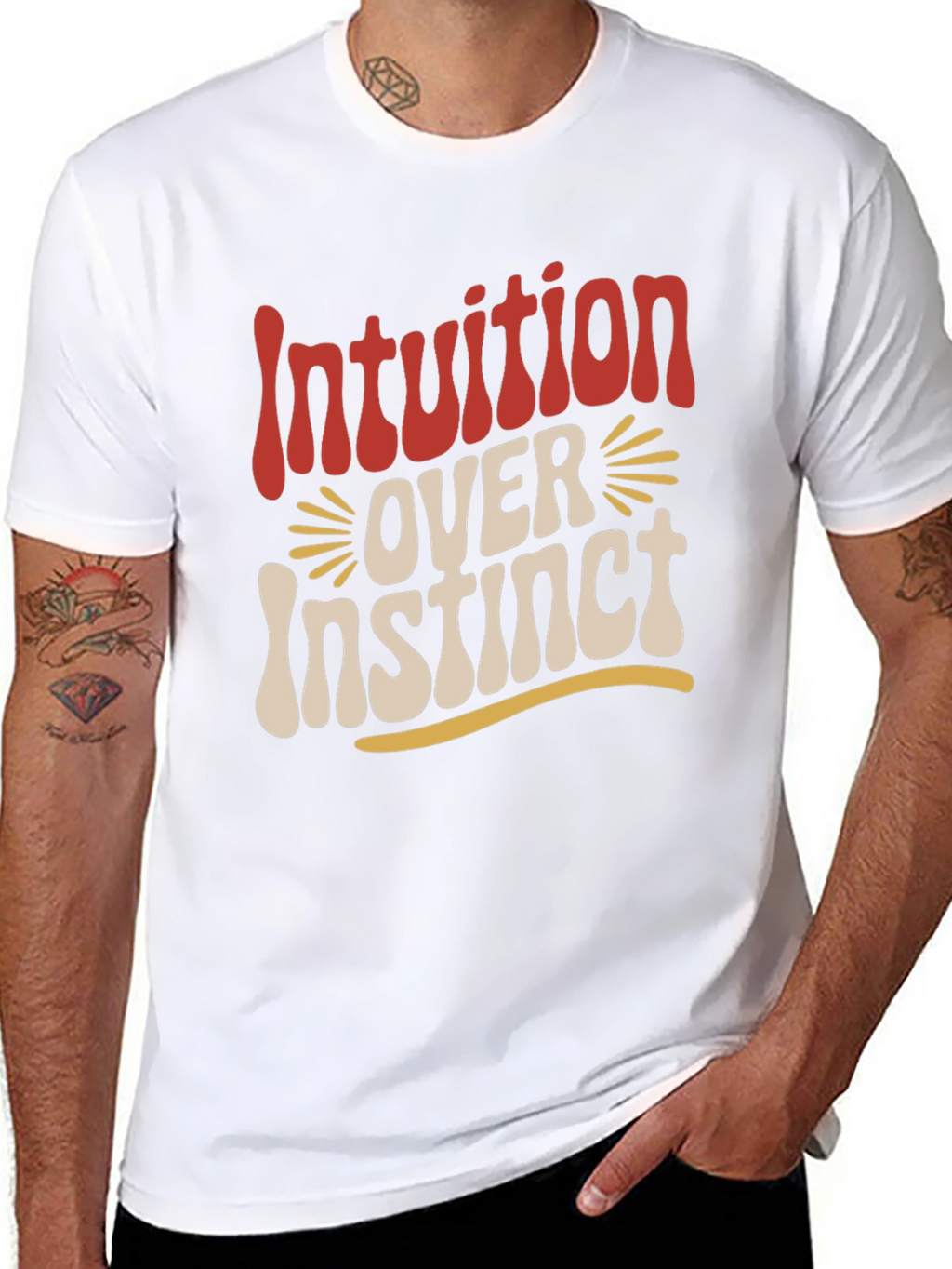 Intuition Over Instinct Graphic T-Shirt
