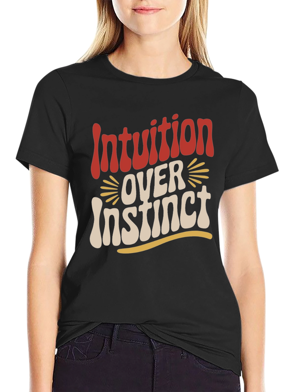 Intuition Over Instinct Graphic T-Shirt