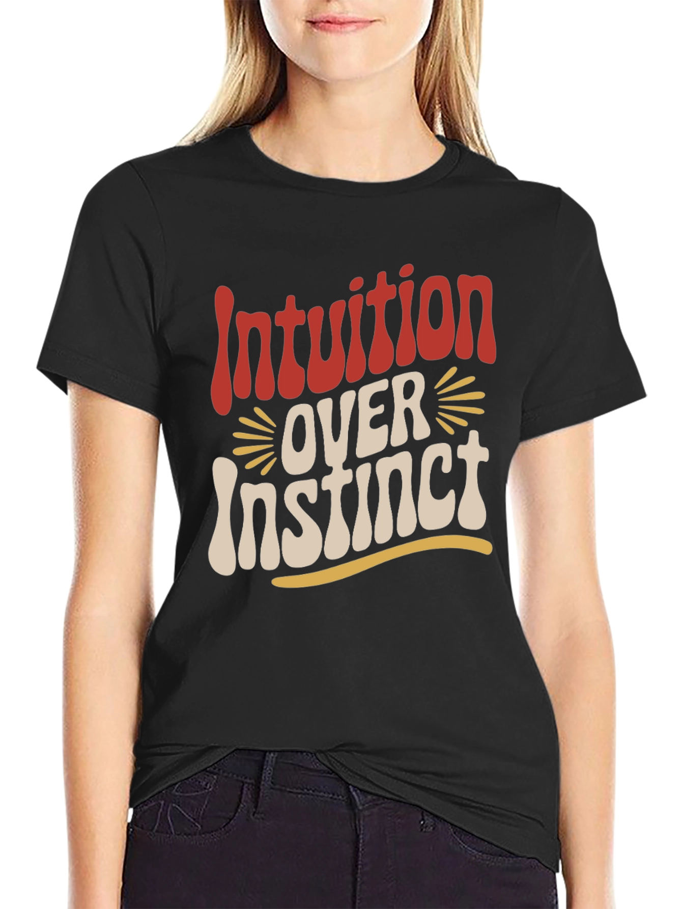 Intuition Over Instinct Graphic T-Shirt