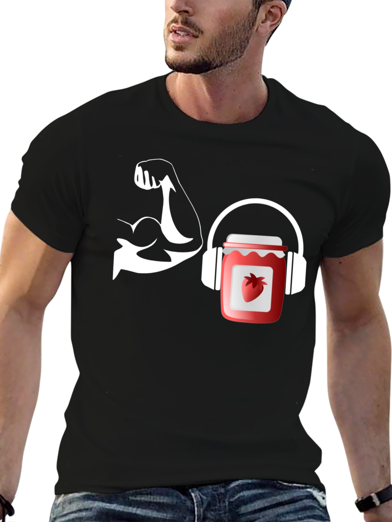 Jammin Strength Black T-Shirt