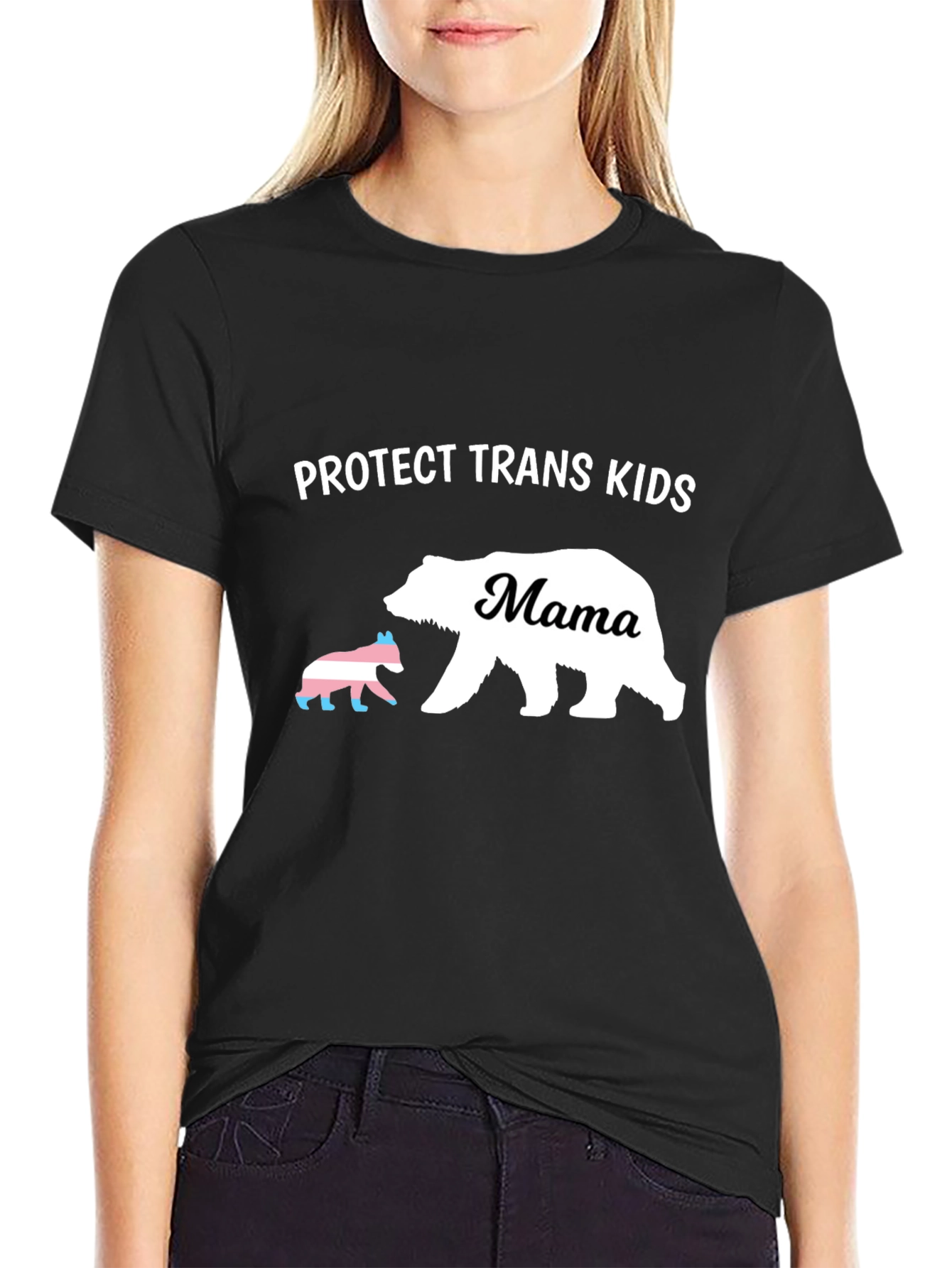 Protect Trans Kids Mama Bear T-Shirt