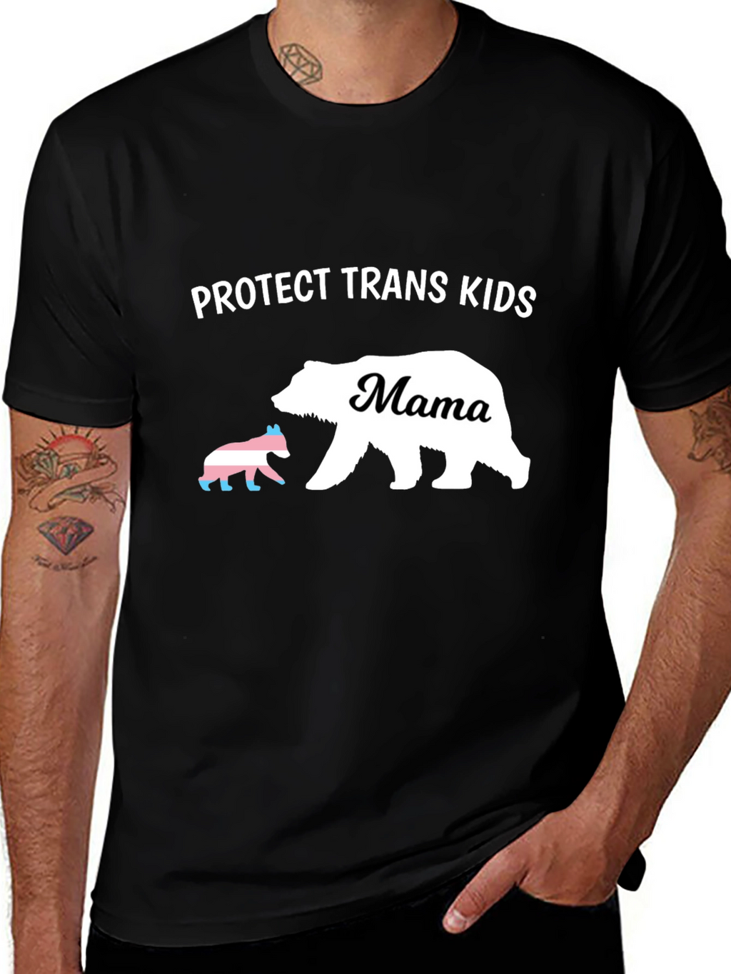 Protect Trans Kids Mama Bear T-Shirt