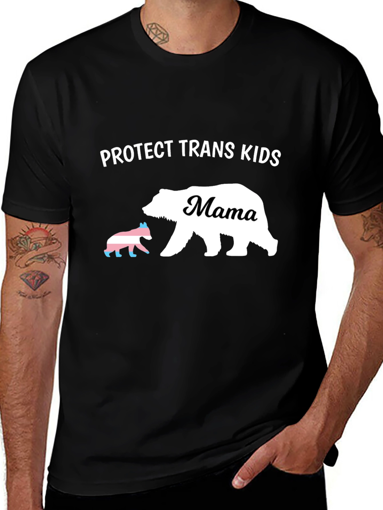 Protect Trans Kids Mama Bear T-Shirt