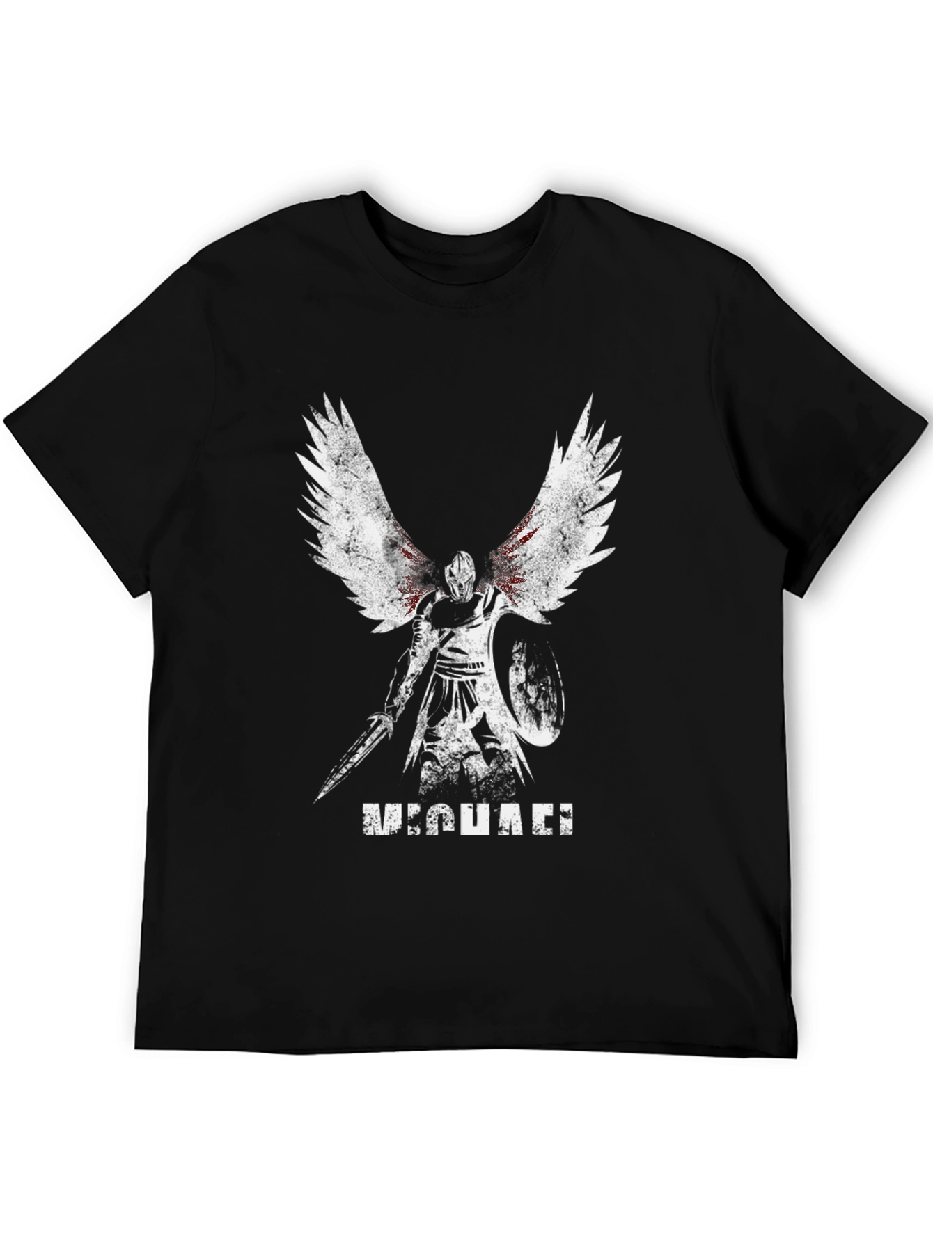 Michael Angel Warrior Graphic Tee - Black