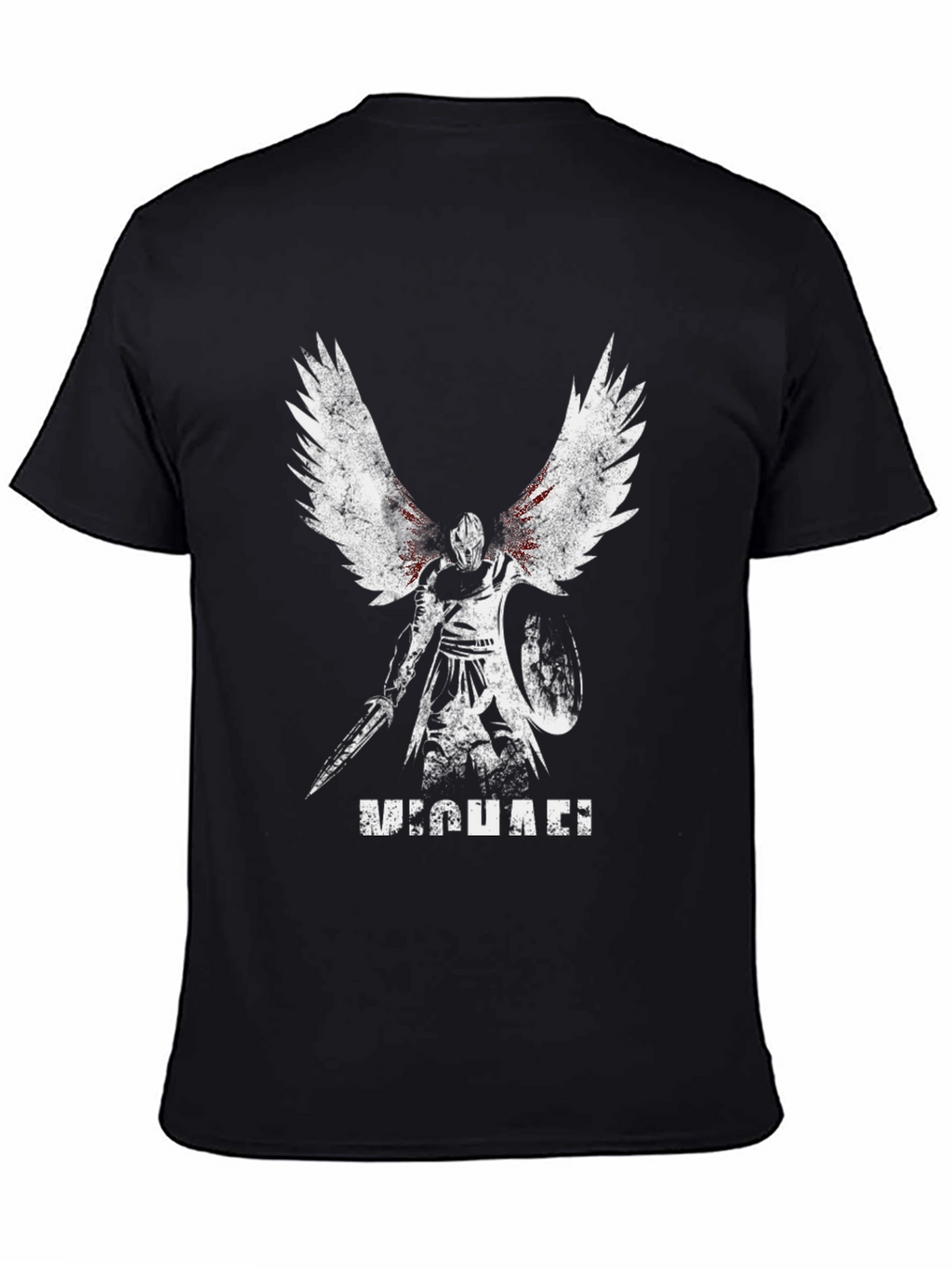 Michael Angel Warrior Graphic Tee - Black
