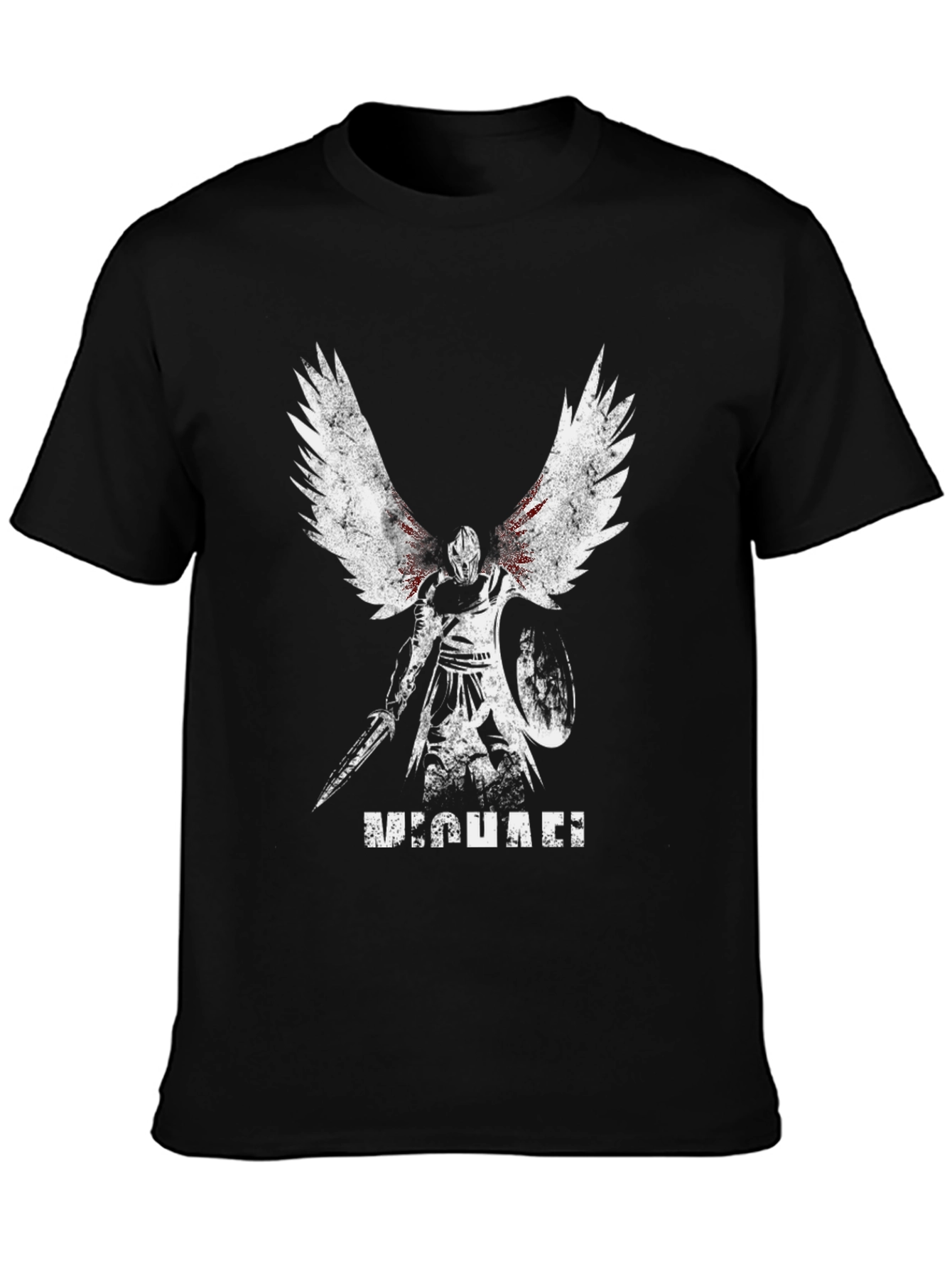 Michael Angel Warrior Graphic Tee - Black