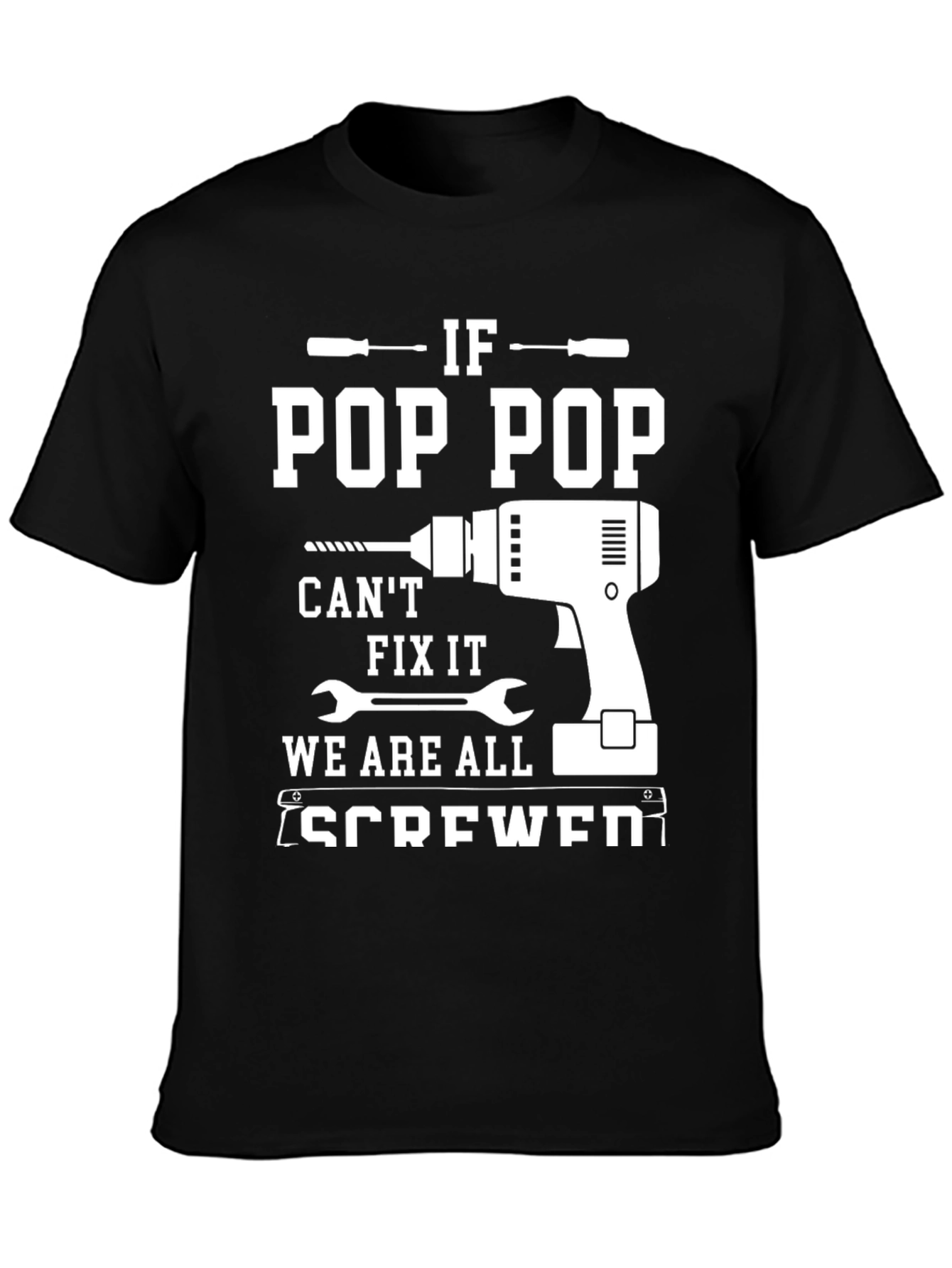 Pop Pop Fix It T-Shirt - Handyman Grandfather Gift