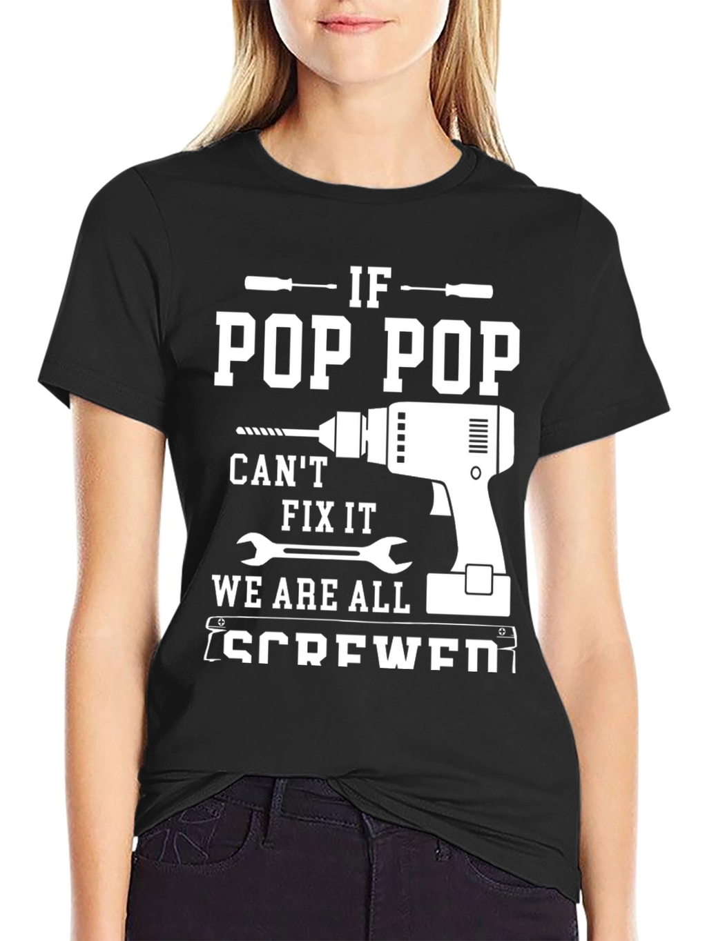 Pop Pop Fix It T-Shirt - Handyman Grandfather Gift