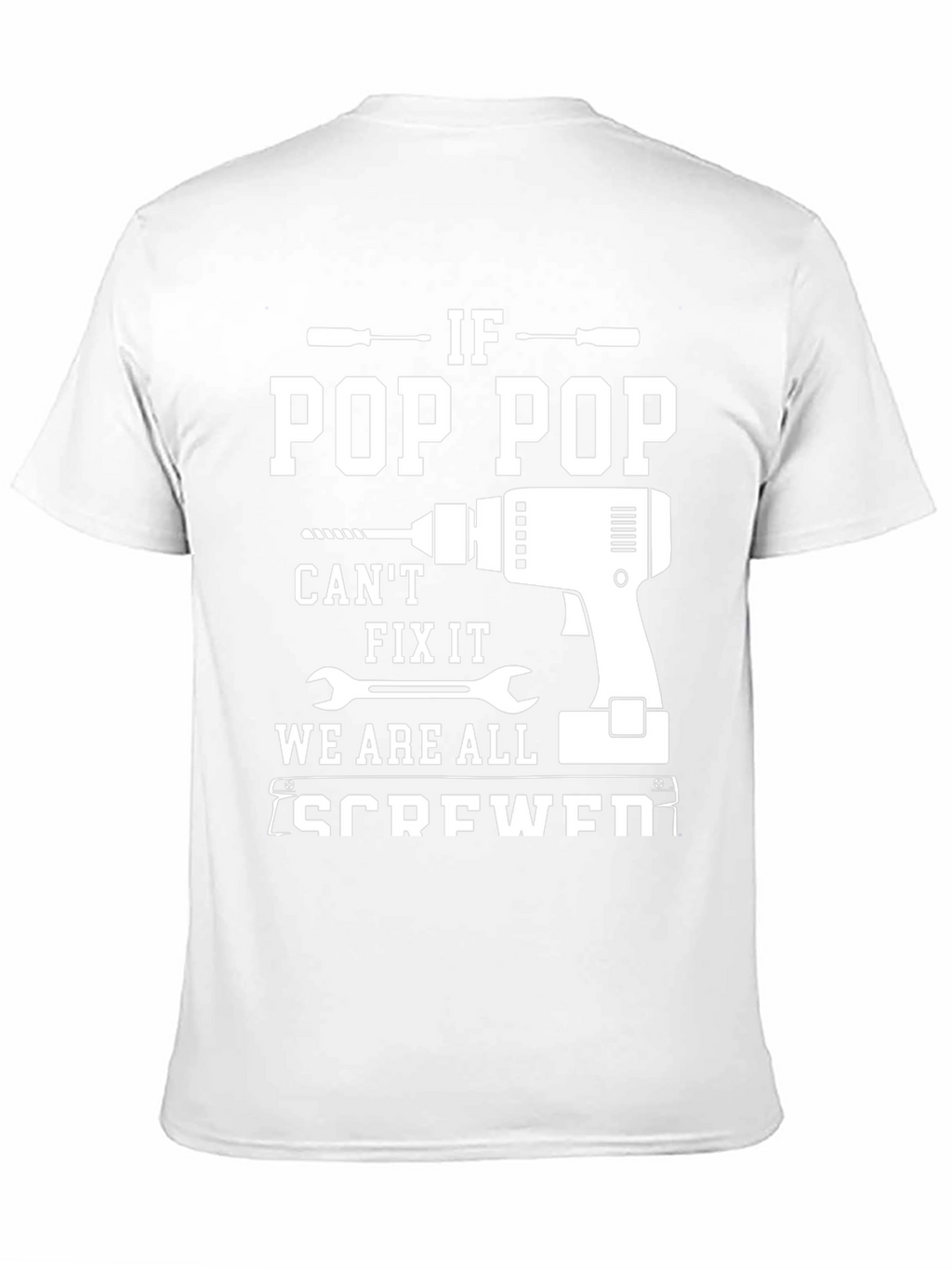 Pop Pop Fix It T-Shirt - Handyman Grandfather Gift