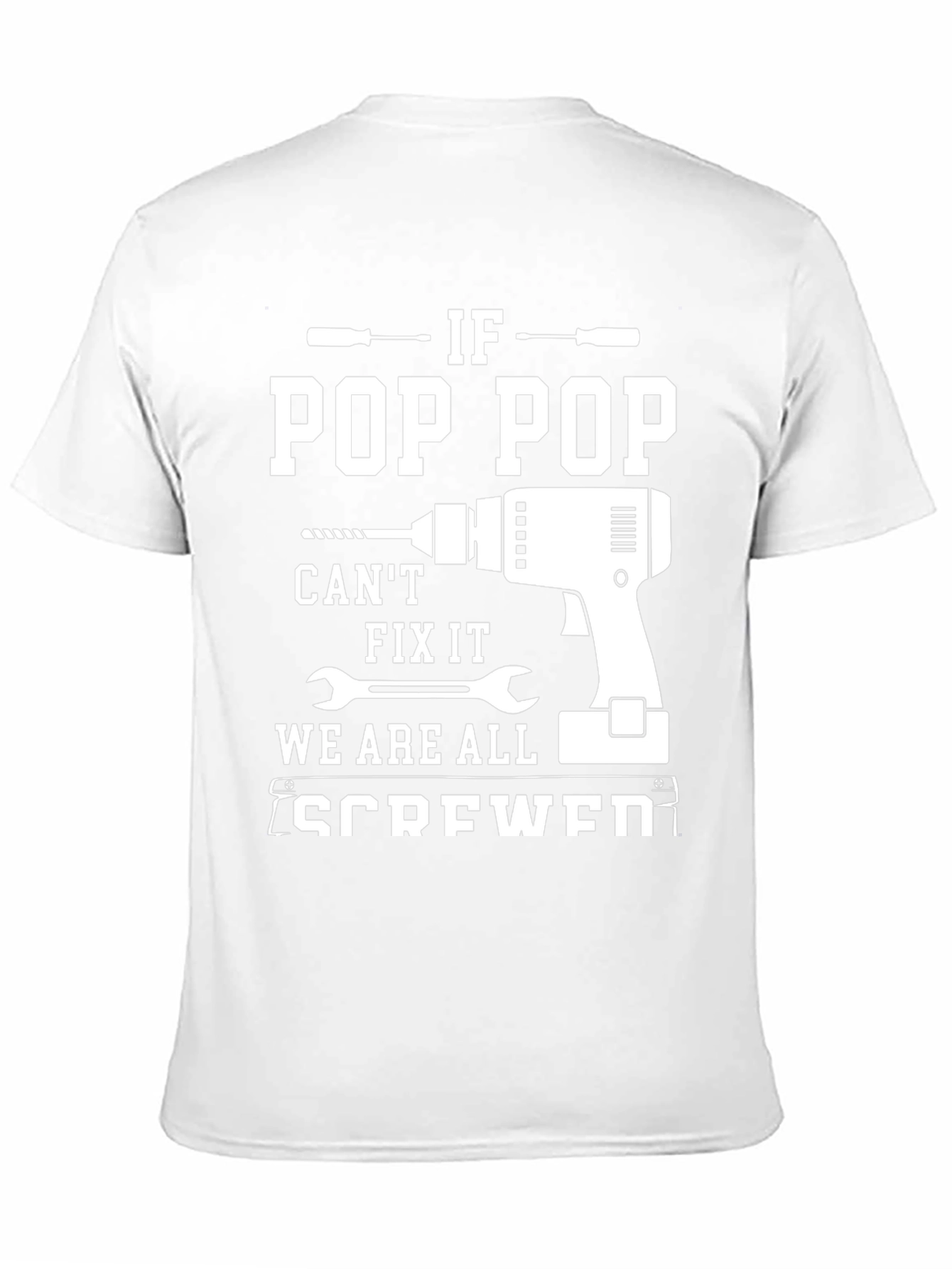 Pop Pop Fix It T-Shirt - Handyman Grandfather Gift