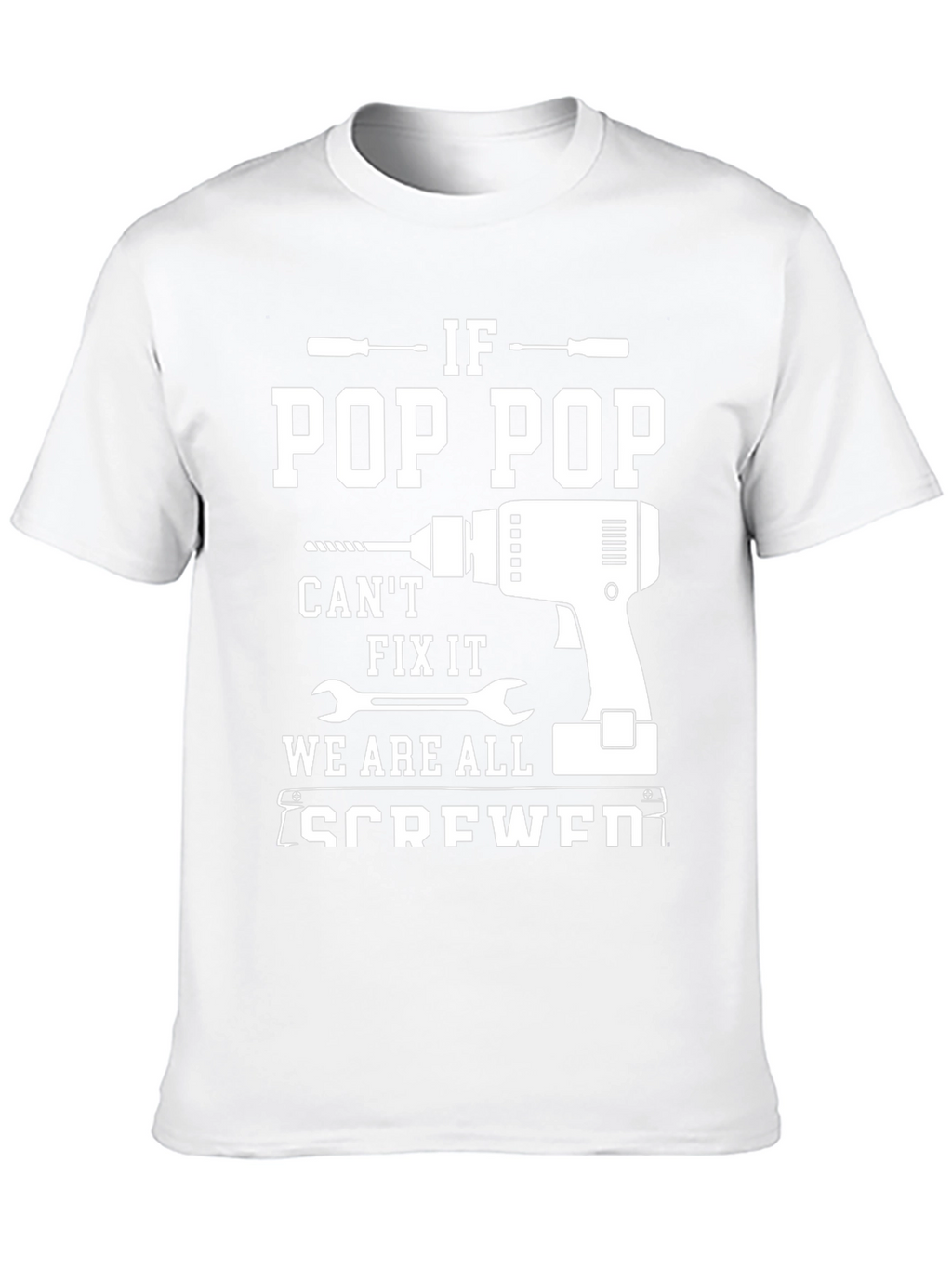 Pop Pop Fix It T-Shirt - Handyman Grandfather Gift