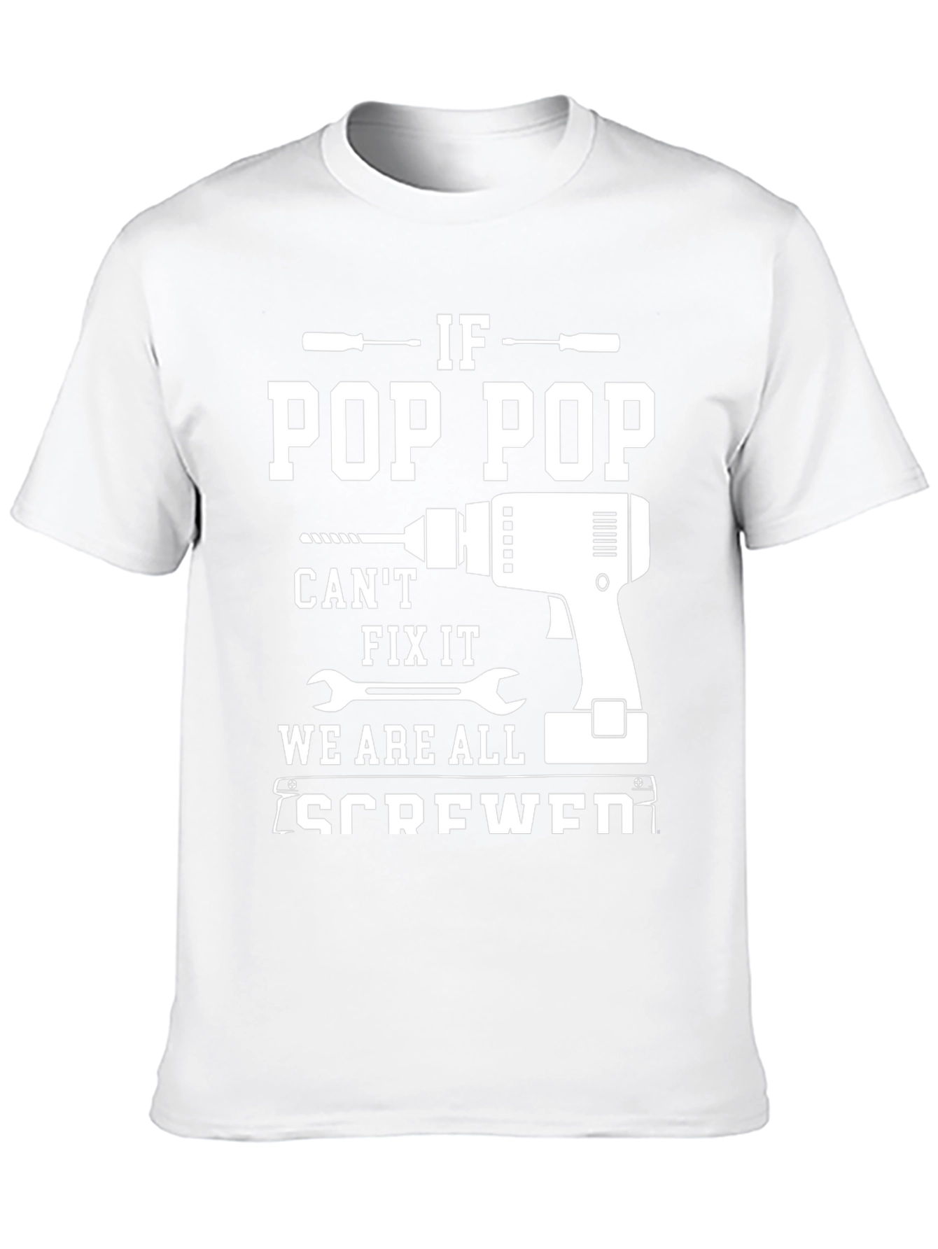 Pop Pop Fix It T-Shirt - Handyman Grandfather Gift