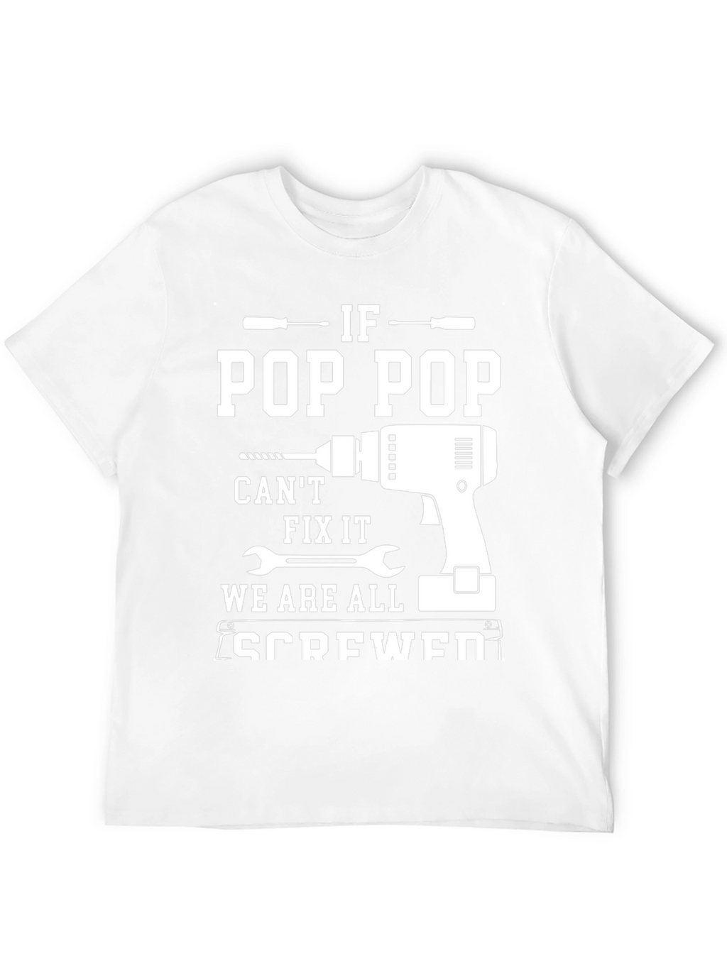 Pop Pop Fix It T-Shirt - Handyman Grandfather Gift