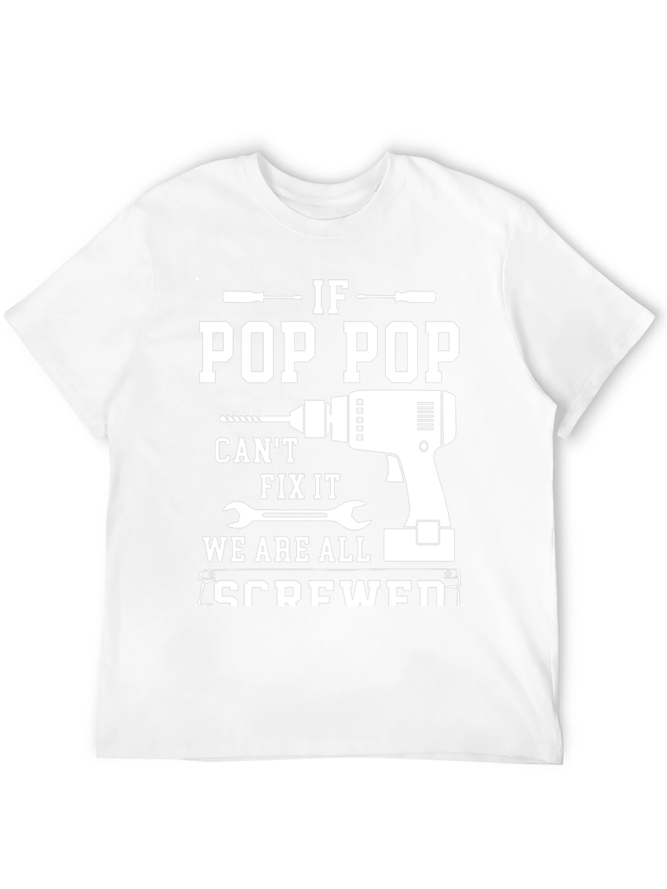 Pop Pop Fix It T-Shirt - Handyman Grandfather Gift