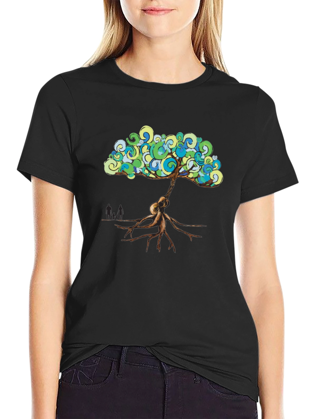 Tree of Life Guitar T-Shirt - Black