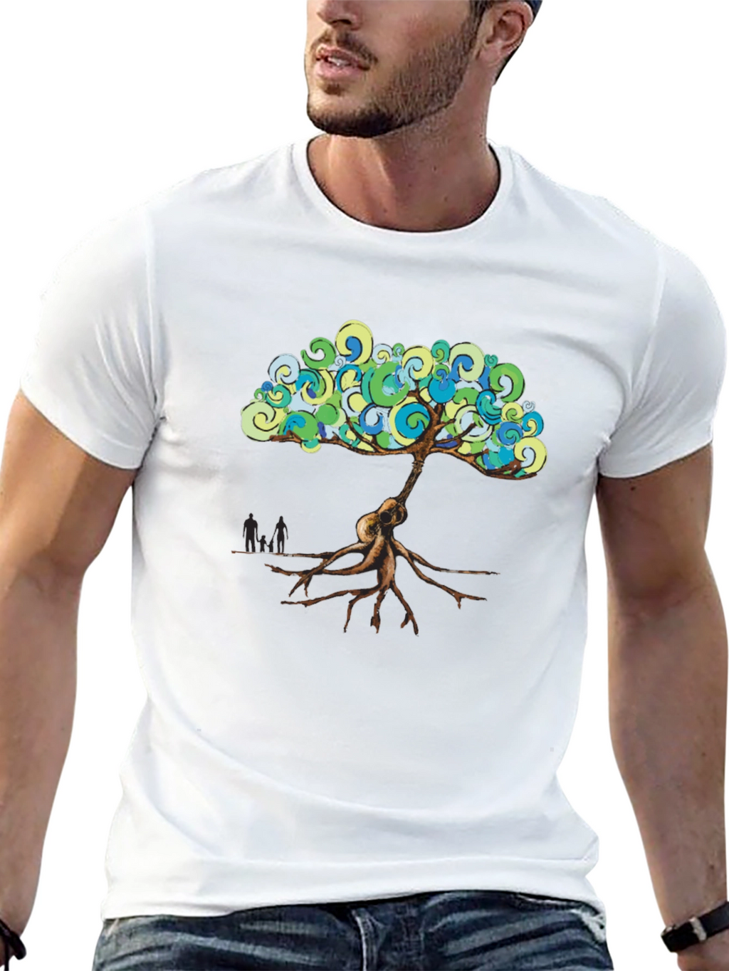 Tree of Life Guitar T-Shirt - Black