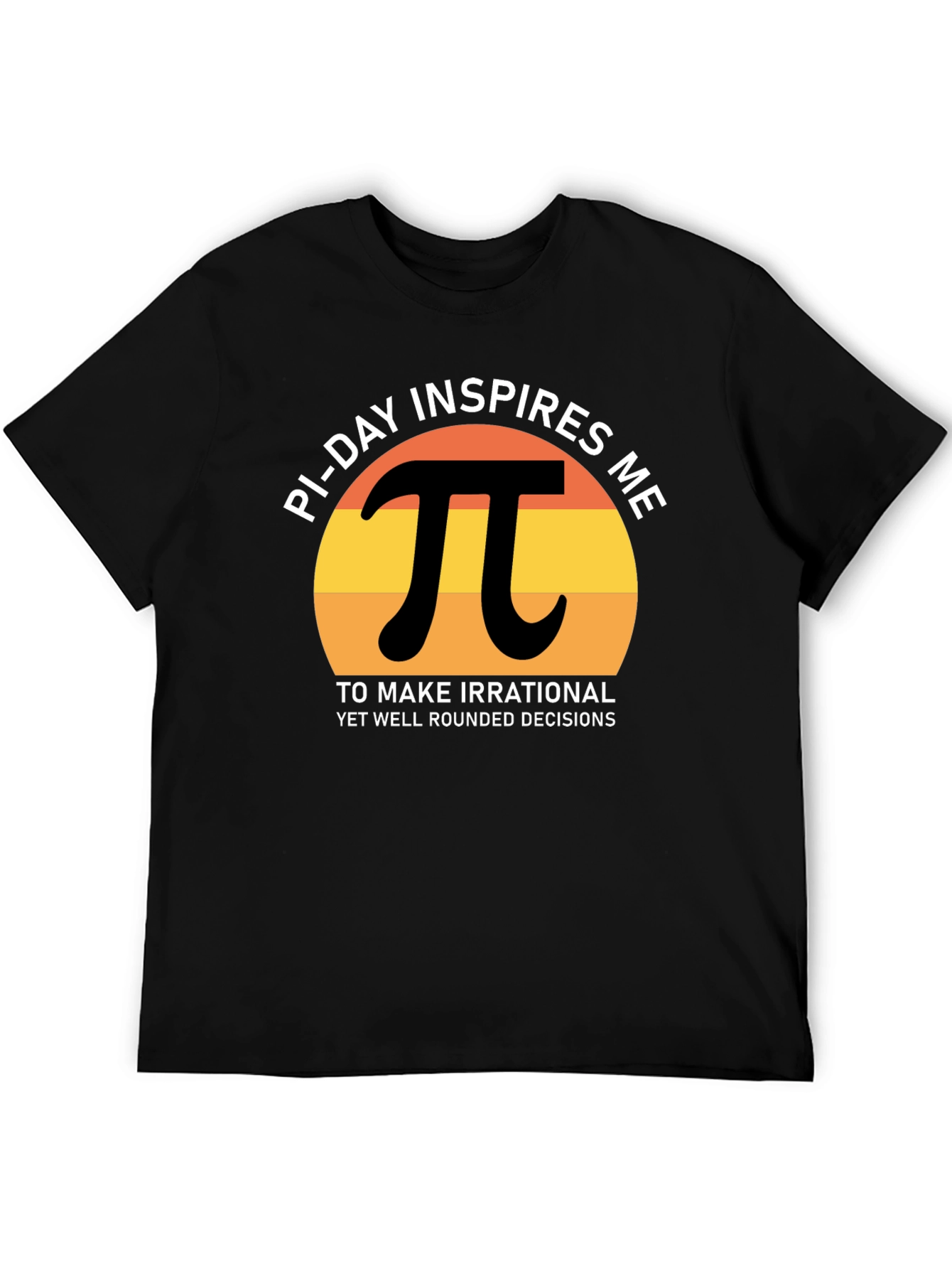 Pi Day Inspires Funny Math T-Shirt