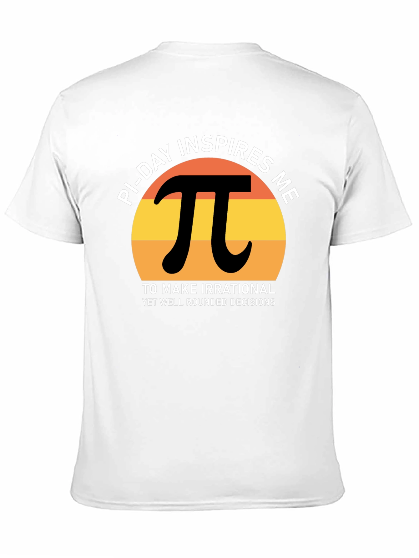 Pi Day Inspires Funny Math T-Shirt