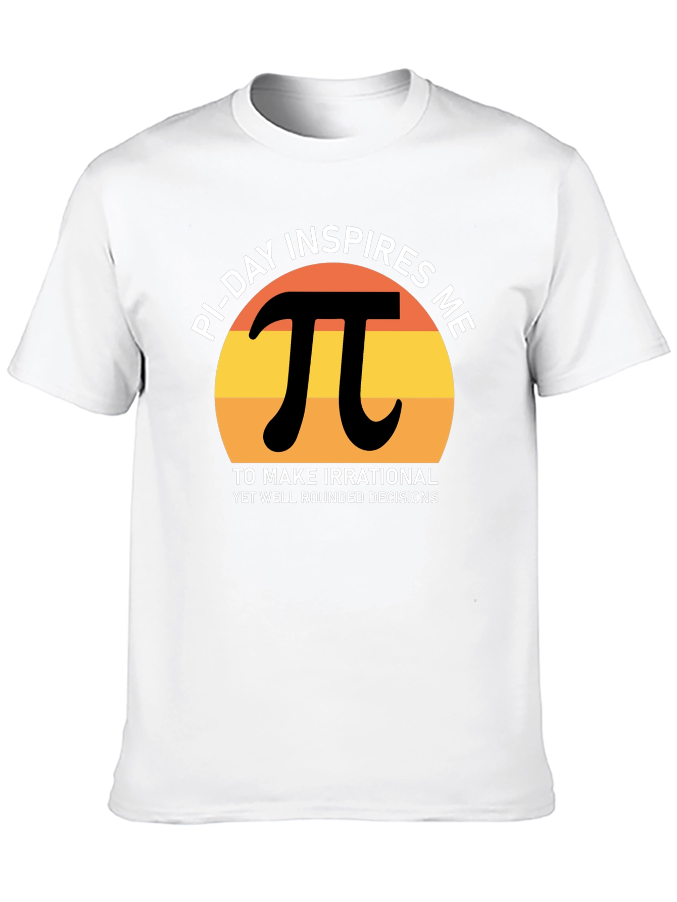 Pi Day Inspires Funny Math T-Shirt
