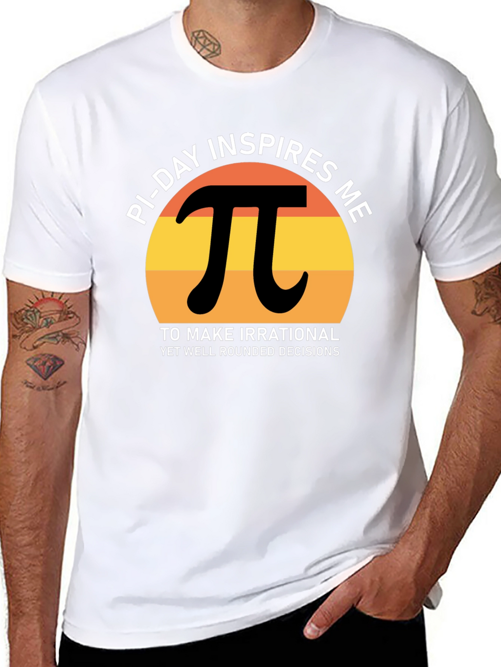Pi Day Inspires Funny Math T-Shirt
